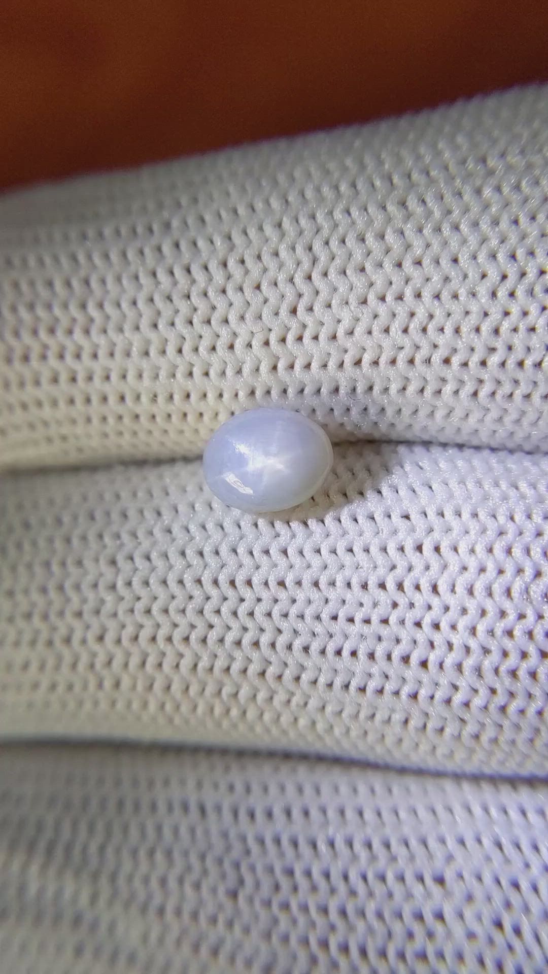 1.46 Ct. Greyish Blue Star Sapphire from Ceylon (Sri Lanka) Size Video