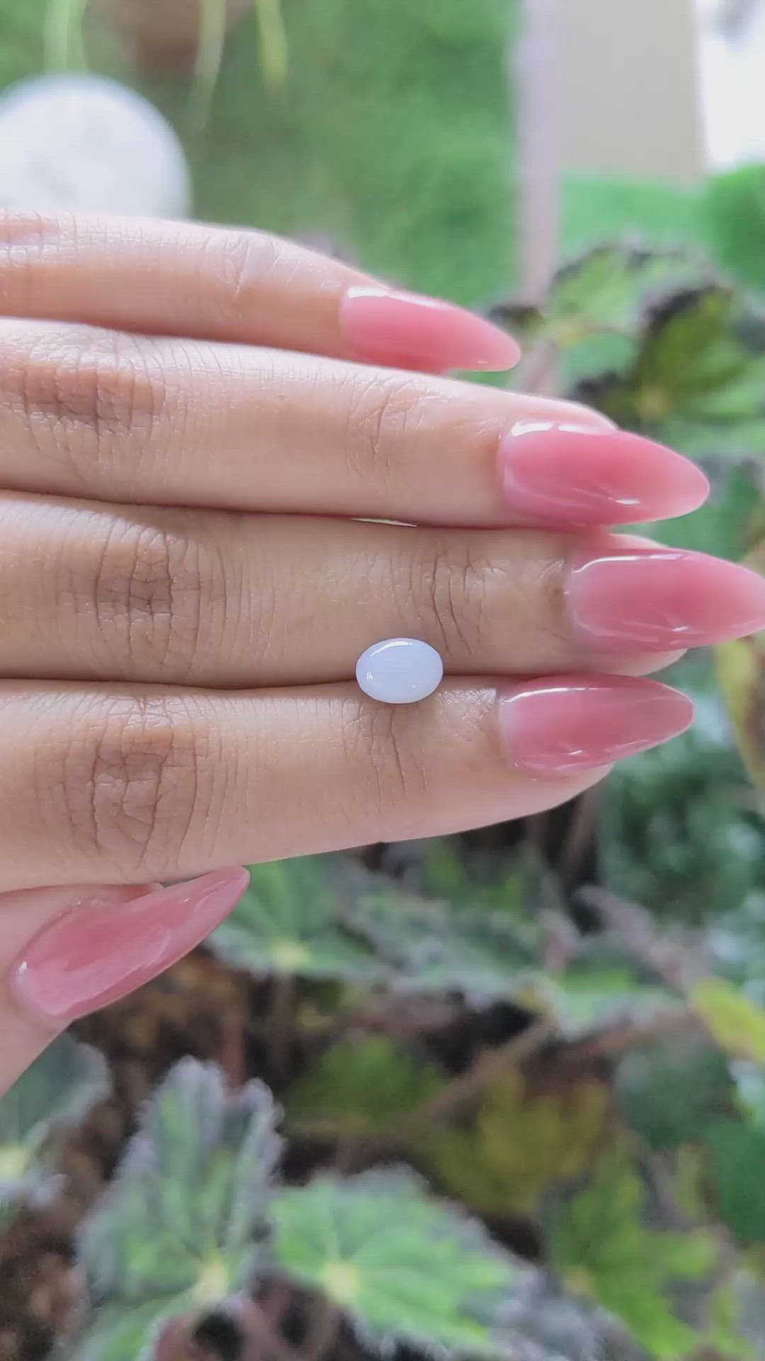 1.46 Ct. Greyish Blue Star Sapphire from Ceylon (Sri Lanka) Size Video