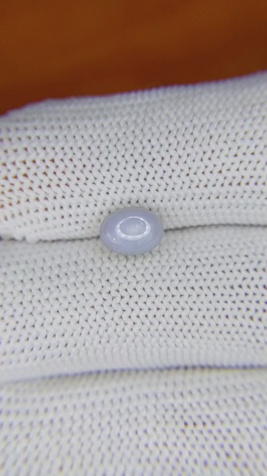 1.46 Ct. Greyish Blue Star Sapphire from Ceylon (Sri Lanka) Size Video