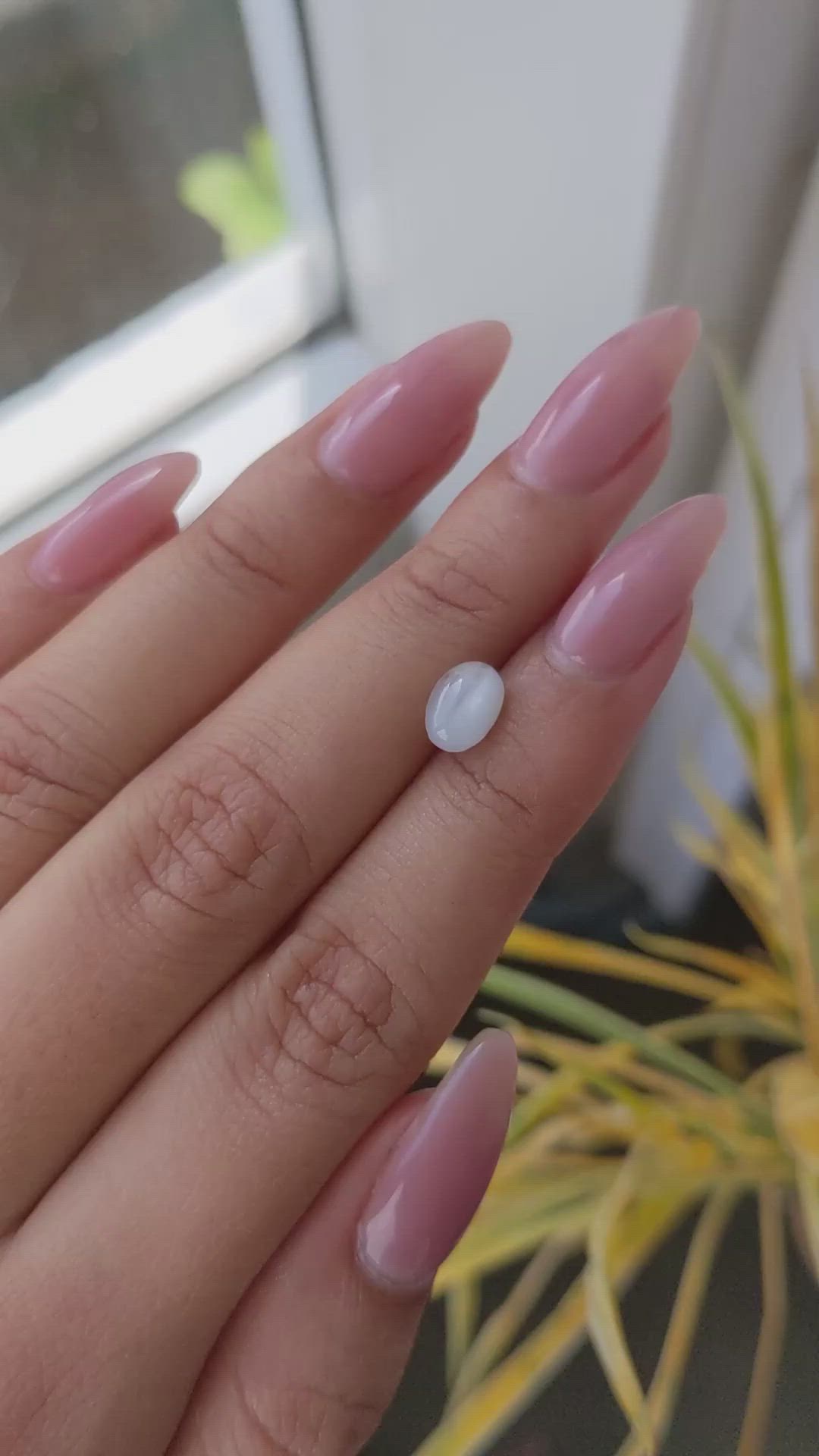 1.67 Ct. Grey Star Sapphire from Ceylon (Sri Lanka) Size Video