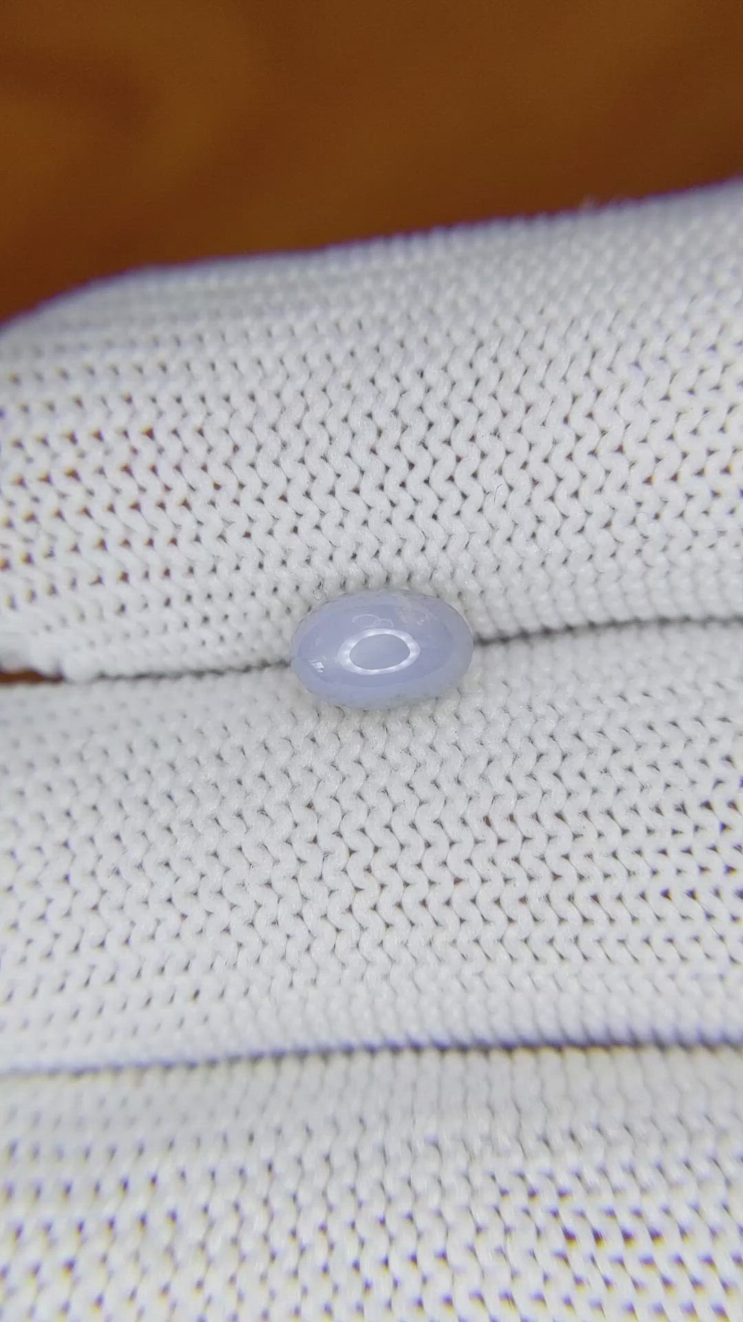 1.52 Ct. Greyish Blue Star Sapphire from Ceylon (Sri Lanka) Size Video