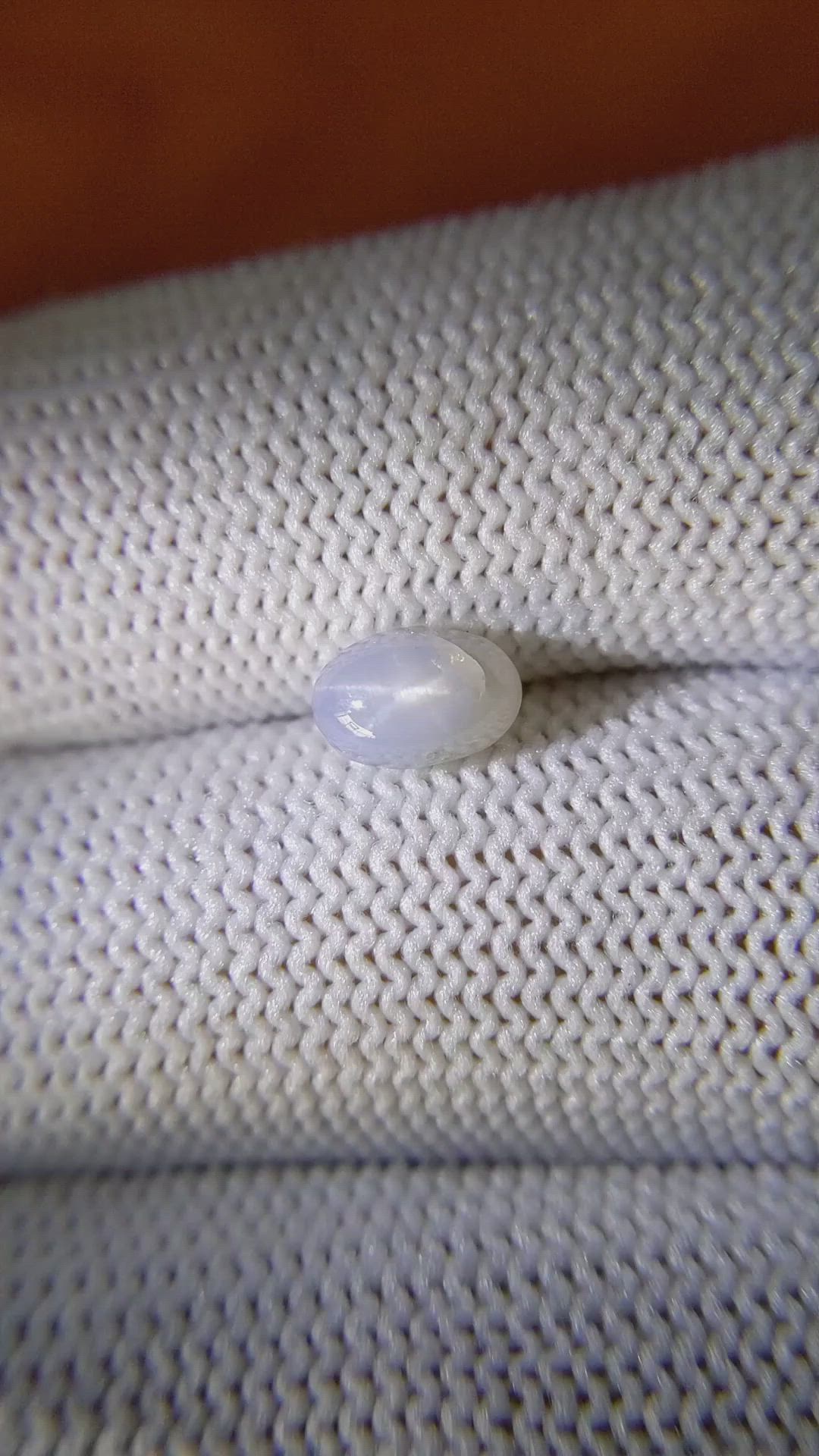 1.52 Ct. Greyish Blue Star Sapphire from Ceylon (Sri Lanka) Size Video
