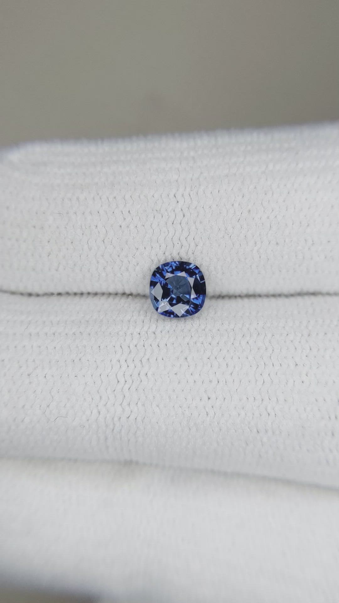 0.59 Ct. Blue Sapphire from Ceylon (Sri Lanka) Size Video