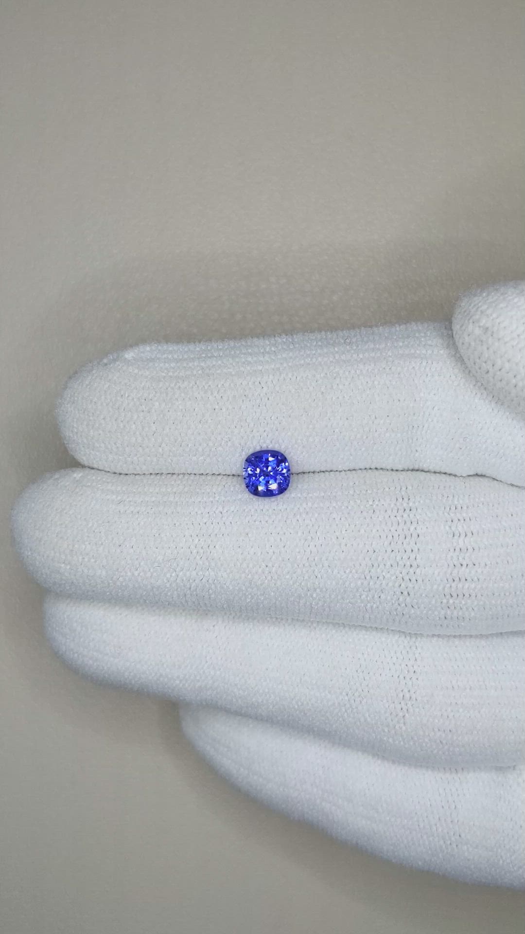 0.63 Ct. Blue Sapphire from Ceylon (Sri Lanka) Size Video
