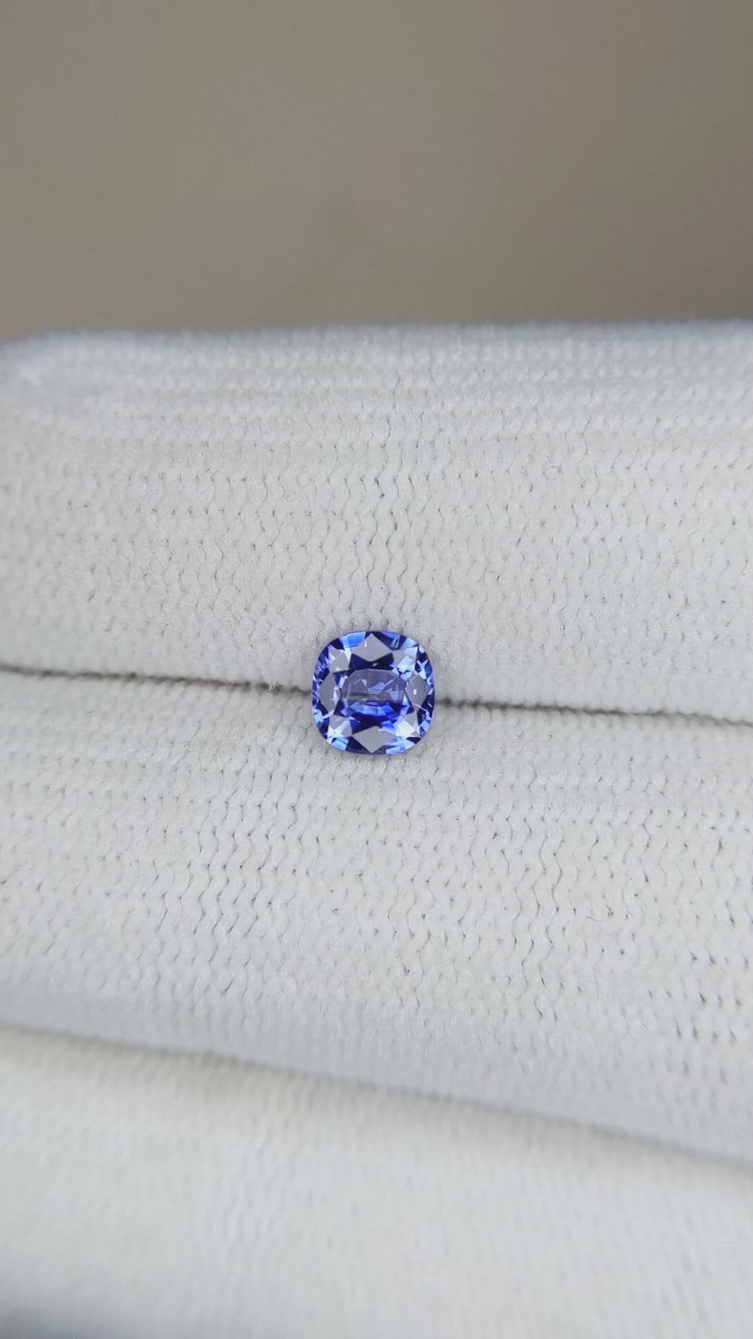 0.53 Ct. Blue Sapphire from Ceylon (Sri Lanka) Size Video