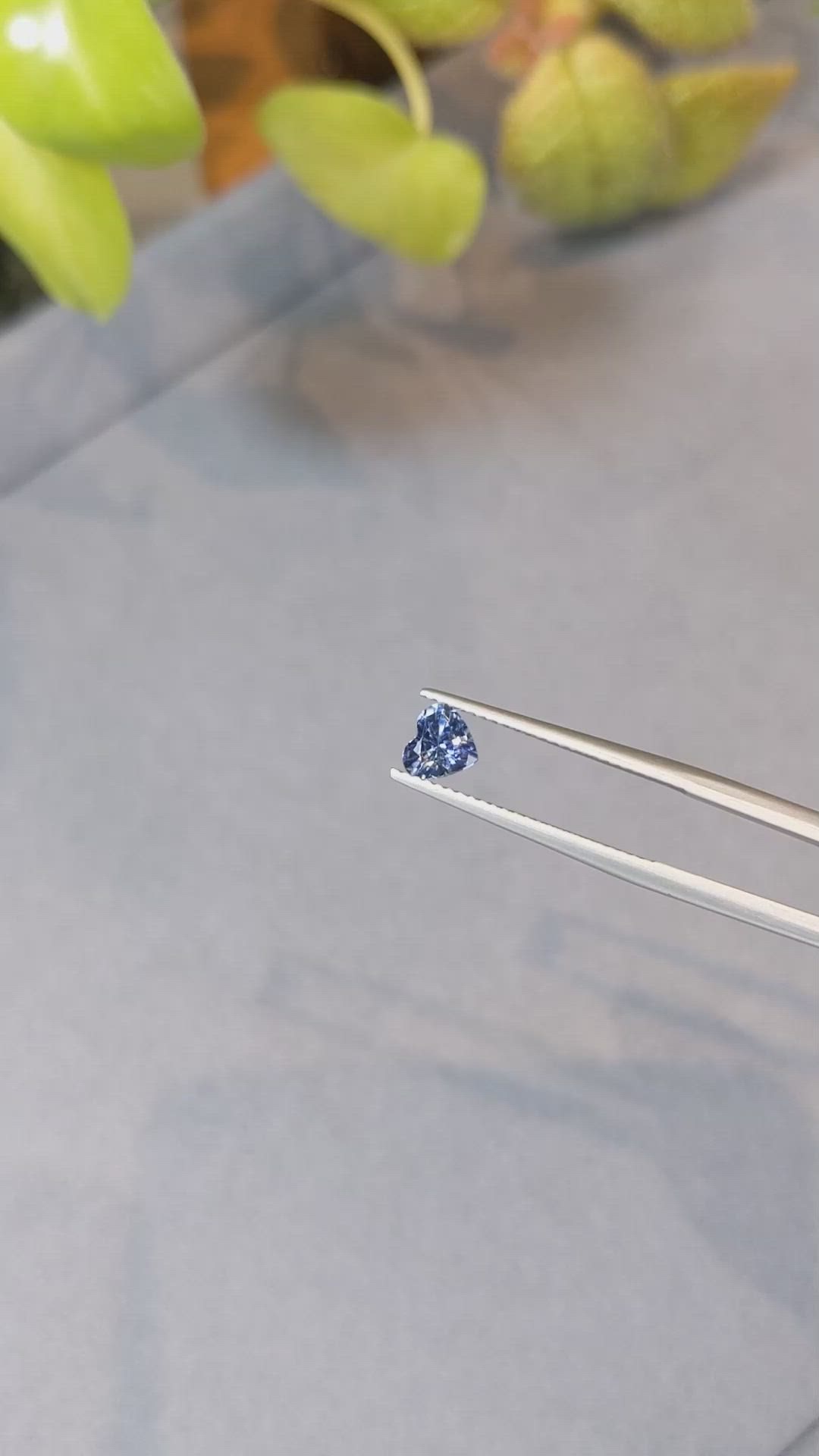 0.74 Ct. Blue Sapphire from Ceylon (Sri Lanka) Size Video