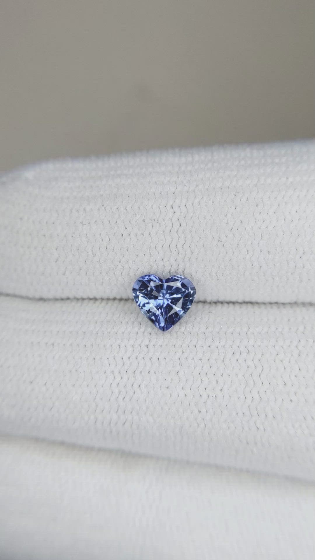 0.74 Ct. Blue Sapphire from Ceylon (Sri Lanka) Size Video