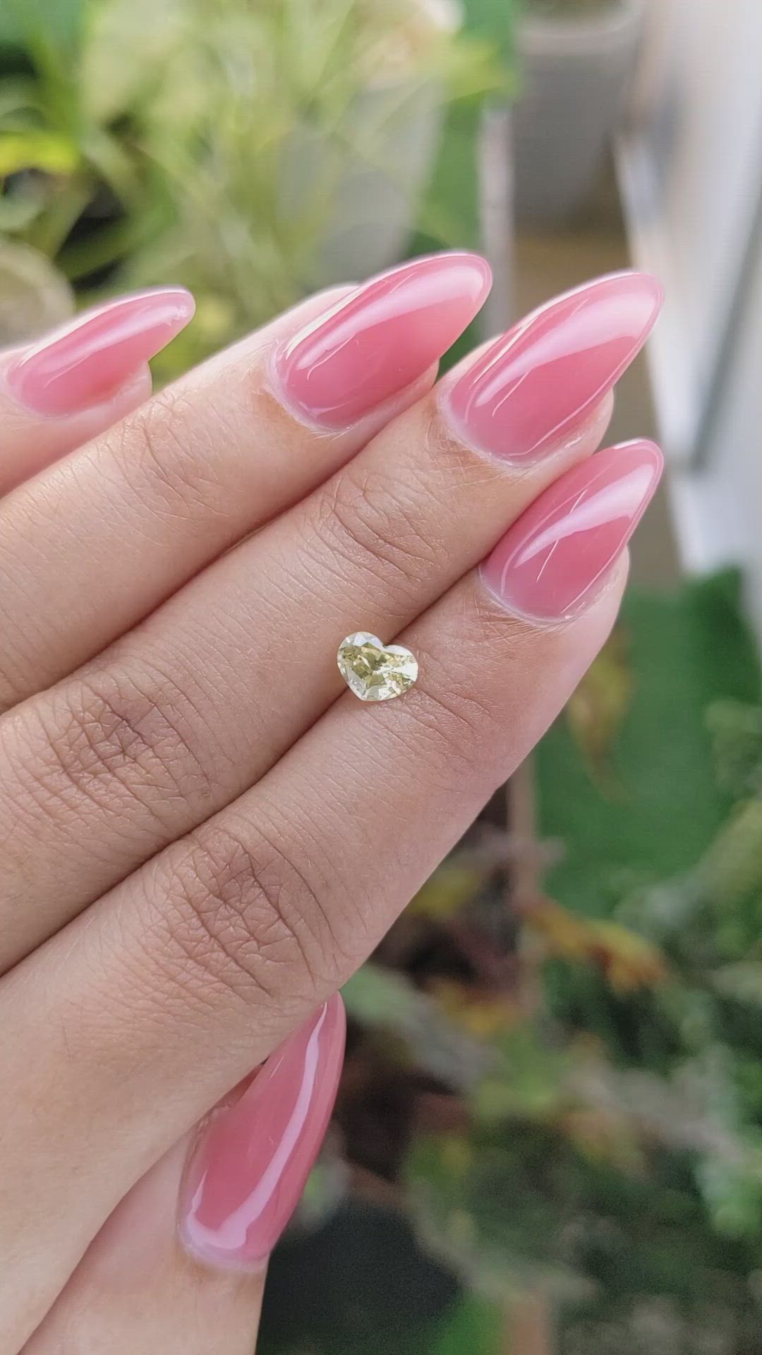 0.70 Ct. Yellow Sapphire from Ceylon (Sri Lanka) Size Video