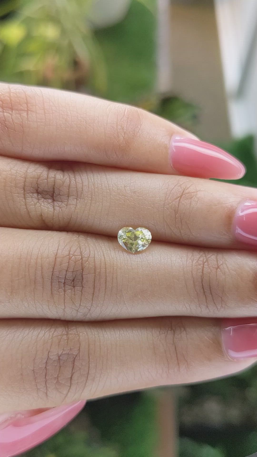 0.70 Ct. Yellow Sapphire from Ceylon (Sri Lanka) Size Video