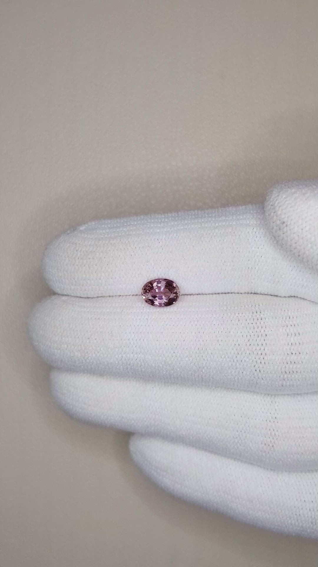 1.08 Ct. Pink Sapphire from Ceylon (Sri Lanka) Size Video