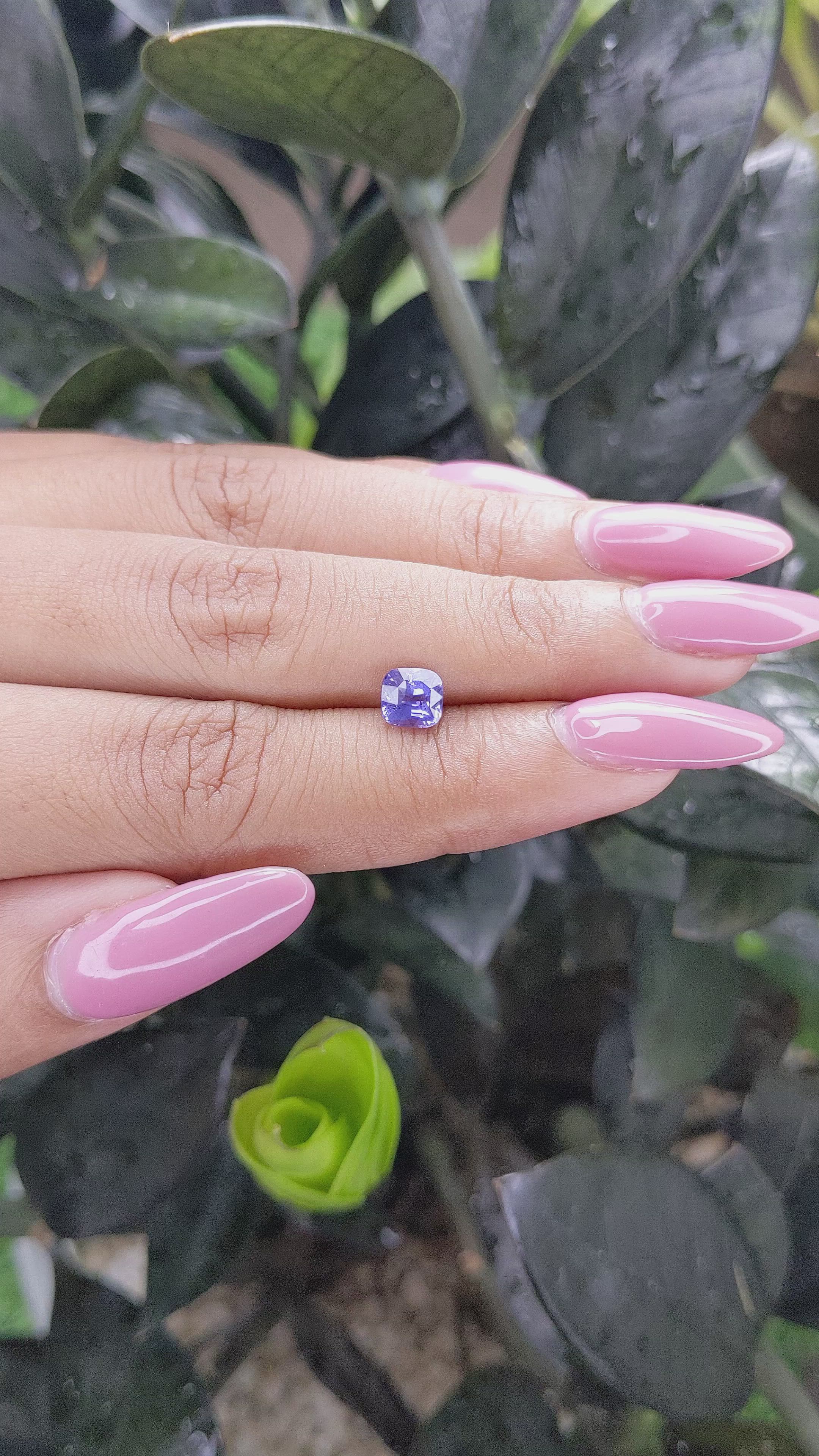 1.08 Ct. Color Change Sapphire from Madagascar Size Video