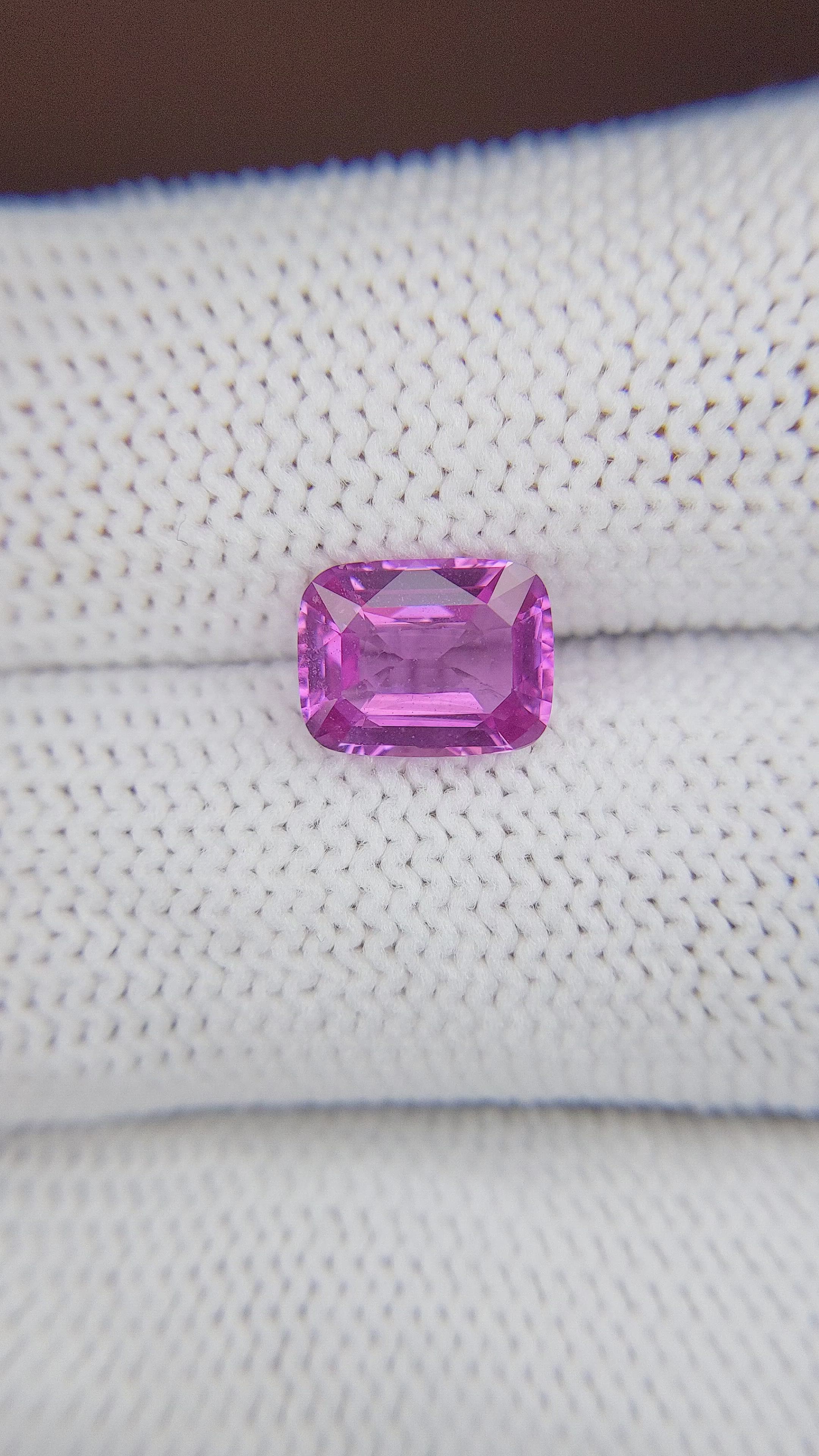 2.58 Ct. Pinkish Purple Sapphire from Madagascar Size Video