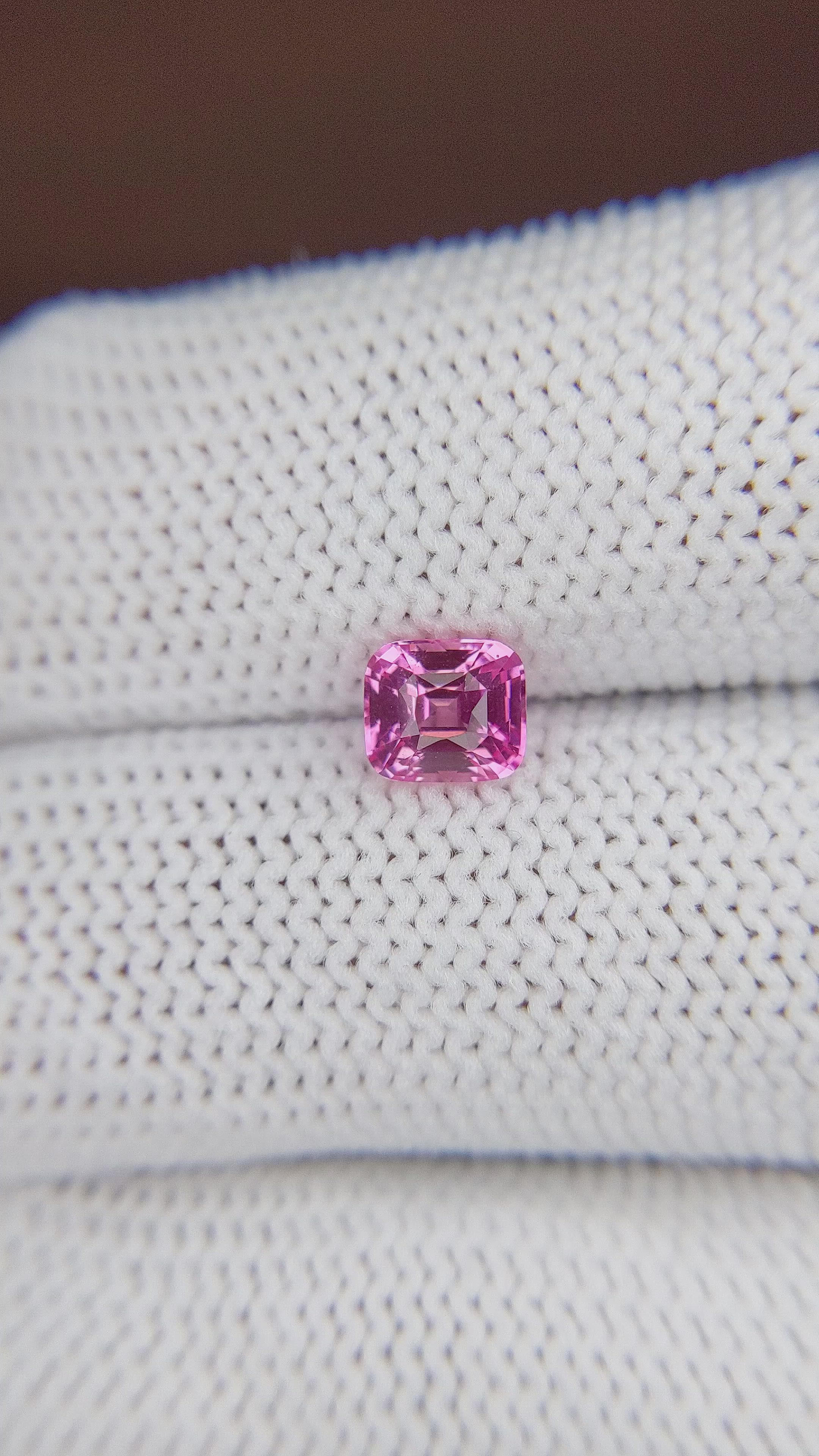 1.10 Ct. Pink Sapphire from Madagascar Size Video