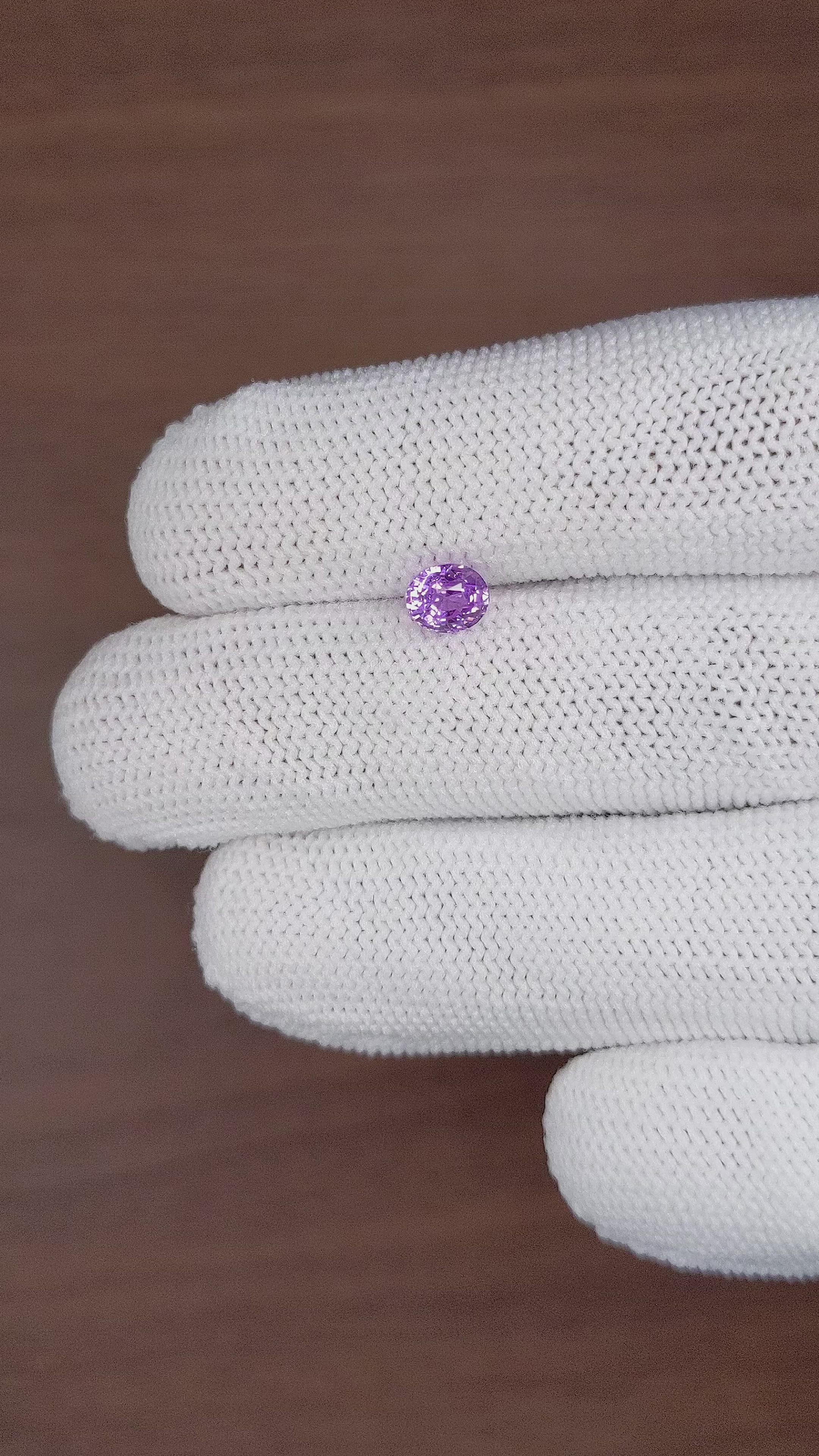 1.02 Ct. Purple Sapphire from Madagascar Size Video