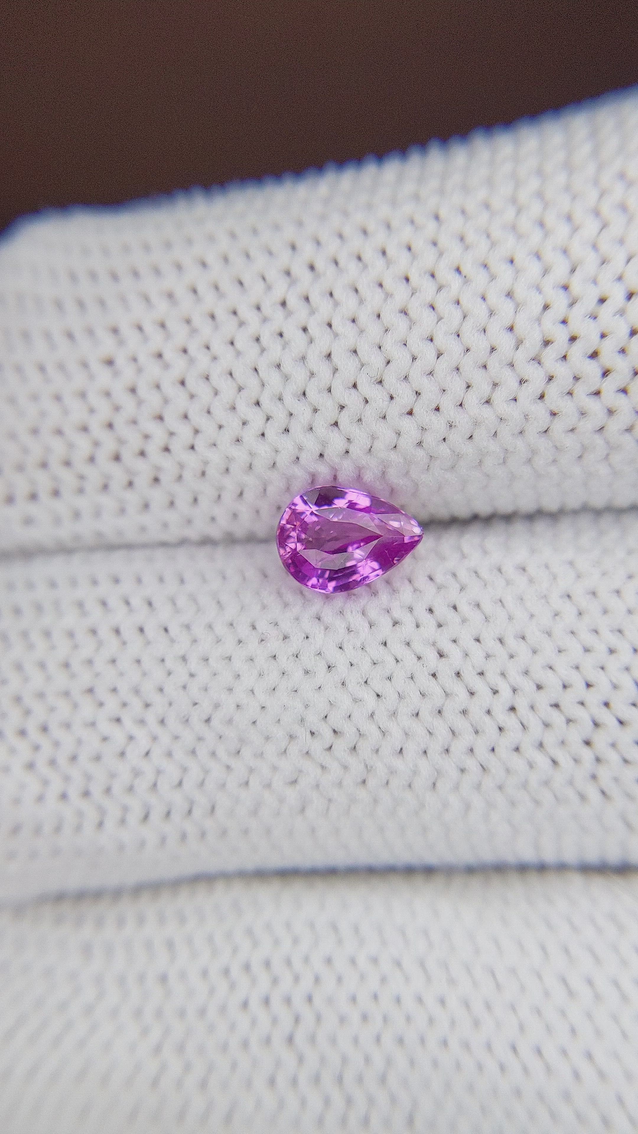 1.02 Ct. Purple Sapphire from Madagascar Size Video