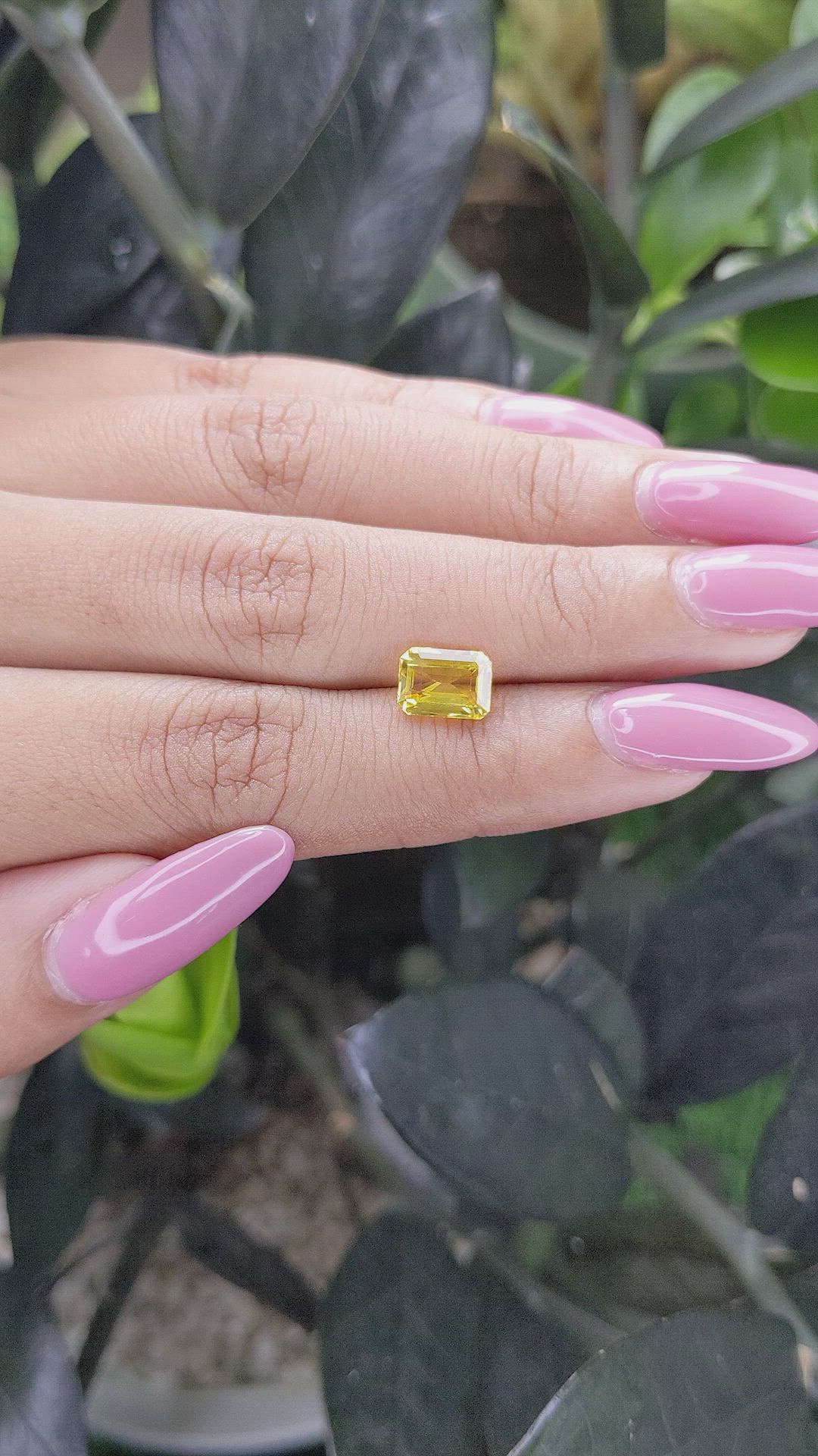 1.98 Ct. Yellow Sapphire from Madagascar Size Video
