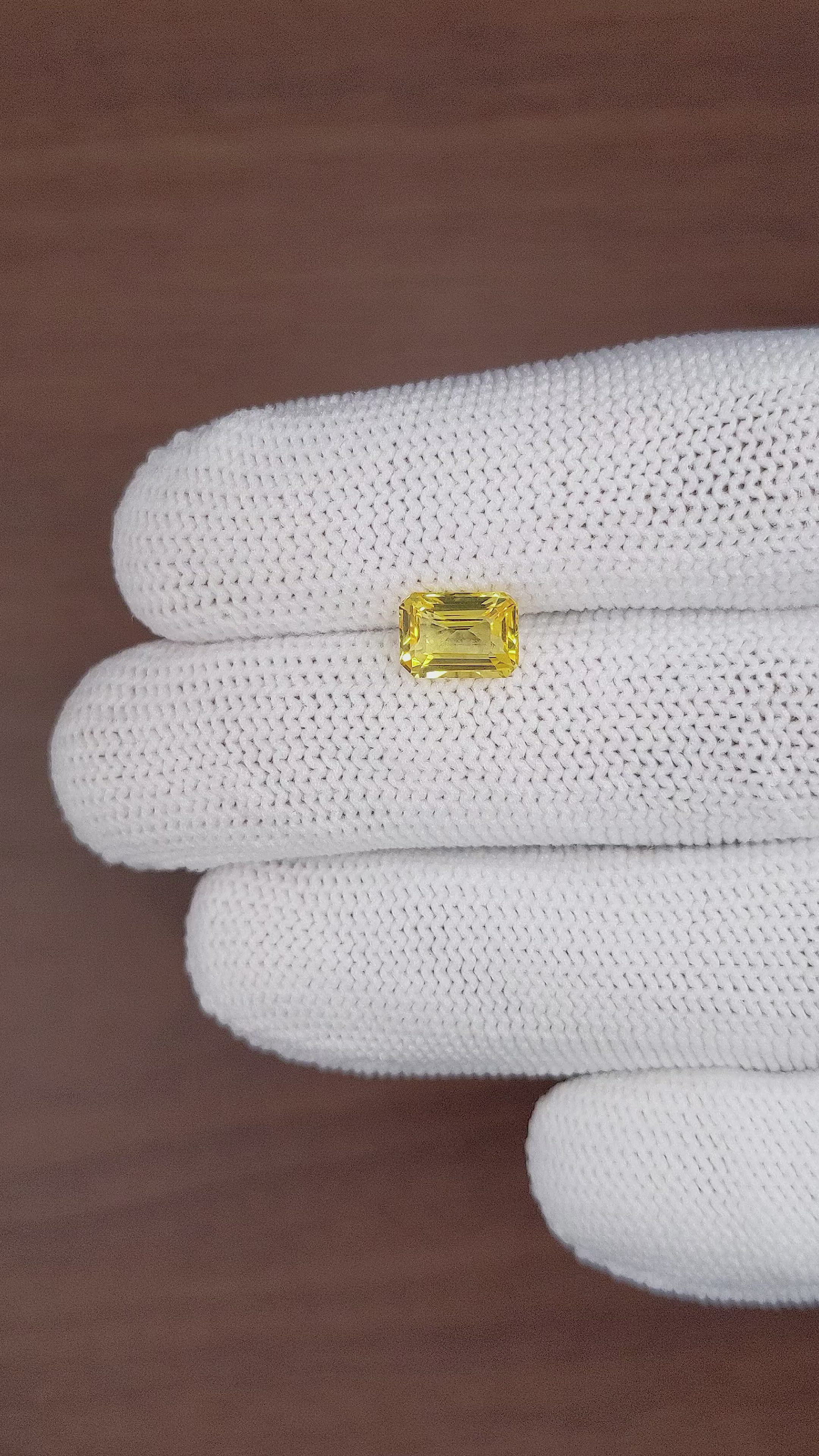 1.98 Ct. Yellow Sapphire from Madagascar Size Video
