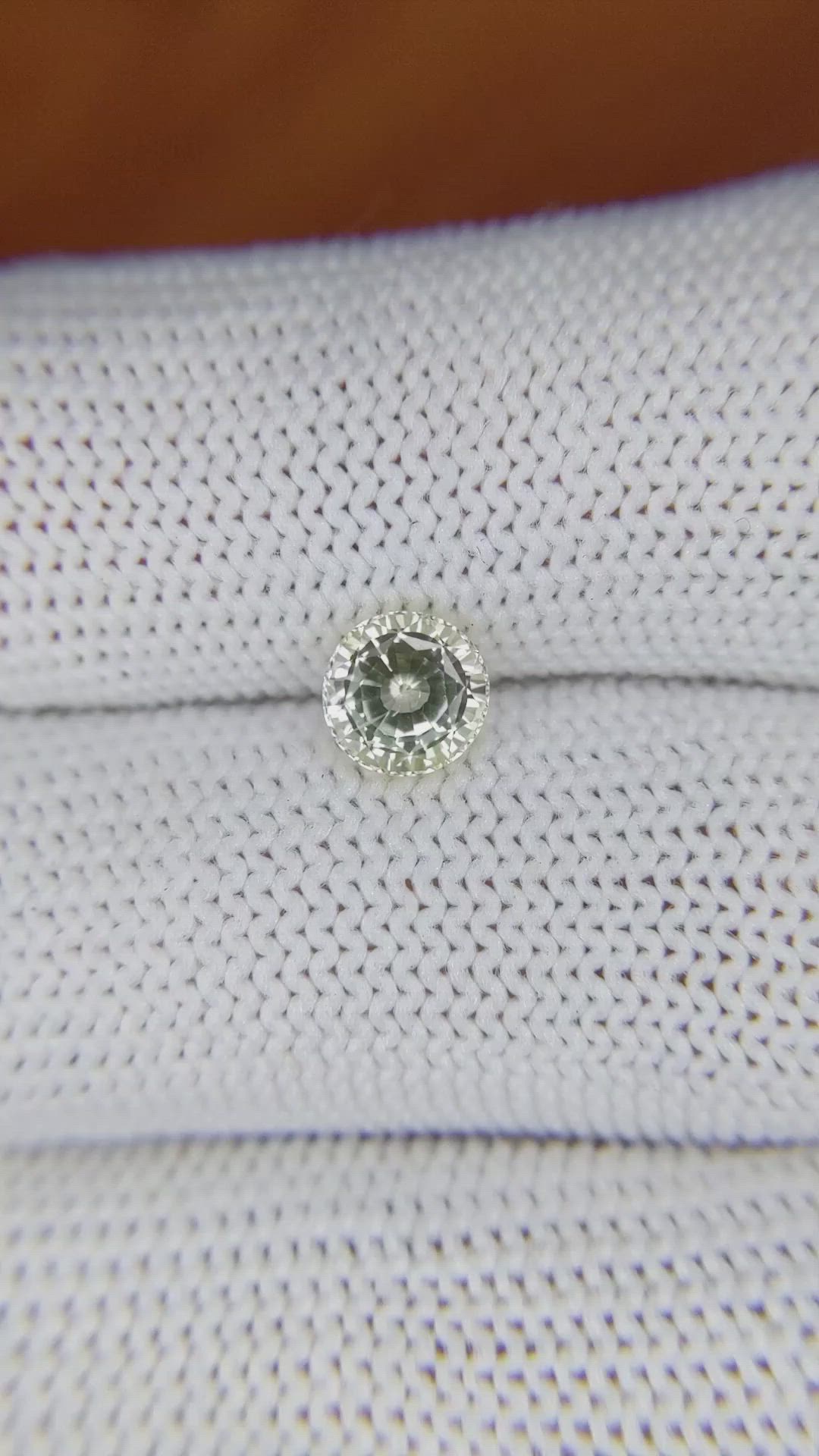 1.09 Ct. Yellow Sapphire from Ceylon (Sri Lanka) Size Video