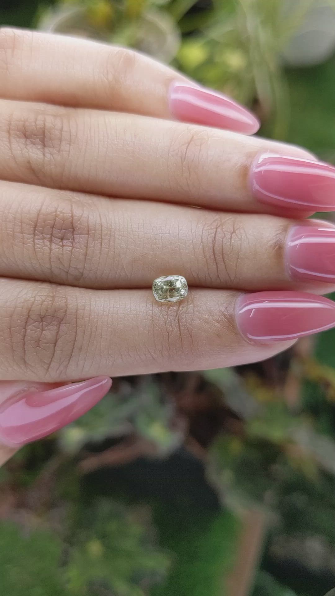 0.99 Ct. Yellow Sapphire from Ceylon (Sri Lanka) Size Video