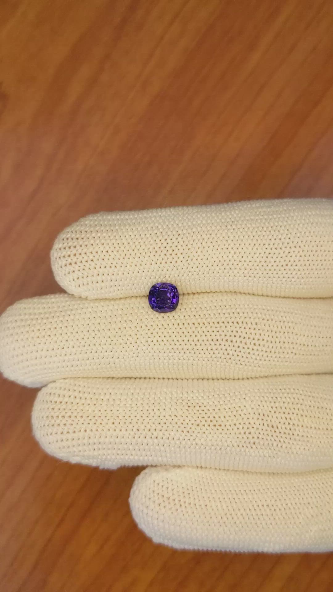 0.87 Ct. Color Change Sapphire from Ceylon (Sri Lanka) Size Video