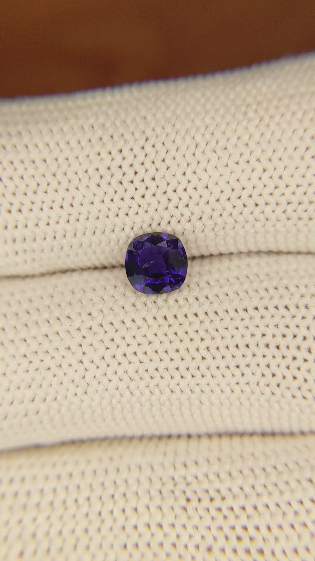 0.87 Ct. Color Change Sapphire from Ceylon (Sri Lanka) Size Video