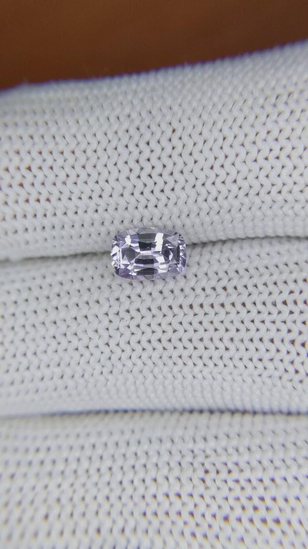 1.08 Ct. Purple Sapphire from Ceylon (Sri Lanka) Size Video