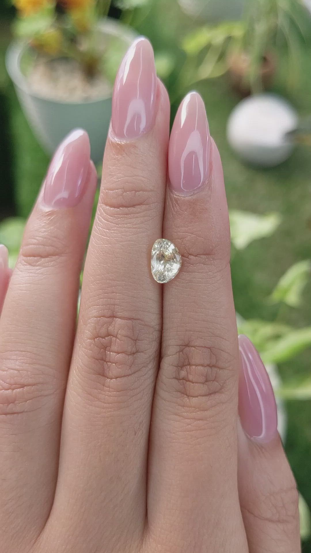 1.70 Ct. Yellow Sapphire from Ceylon (Sri Lanka) Size Video