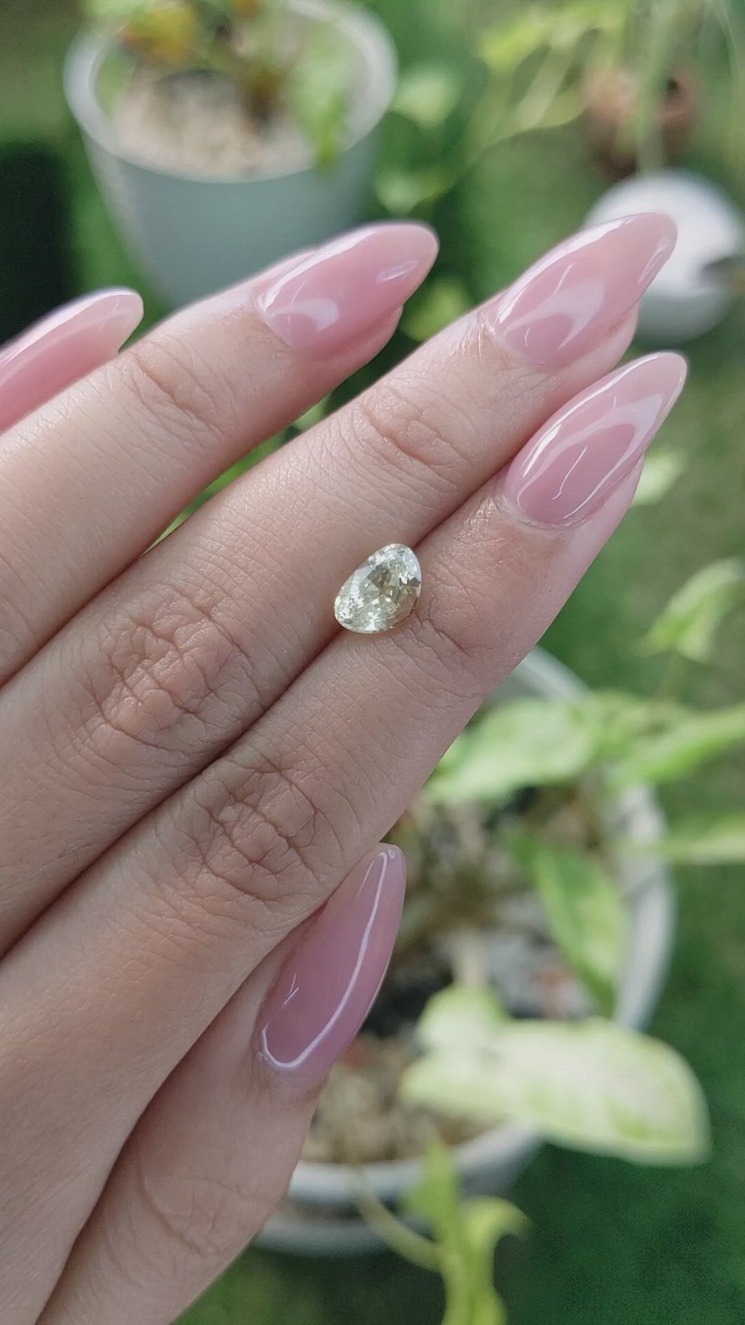 1.70 Ct. Yellow Sapphire from Ceylon (Sri Lanka) Size Video