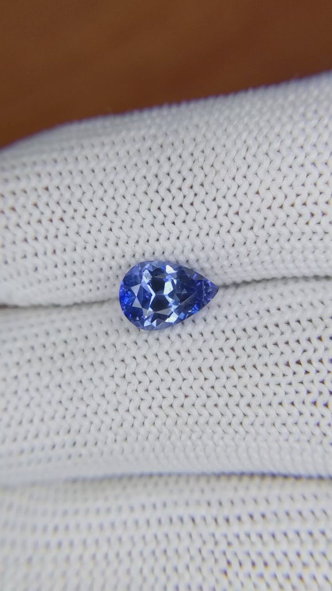 1.66 Ct. Blue Sapphire from Ceylon (Sri Lanka) Size Video