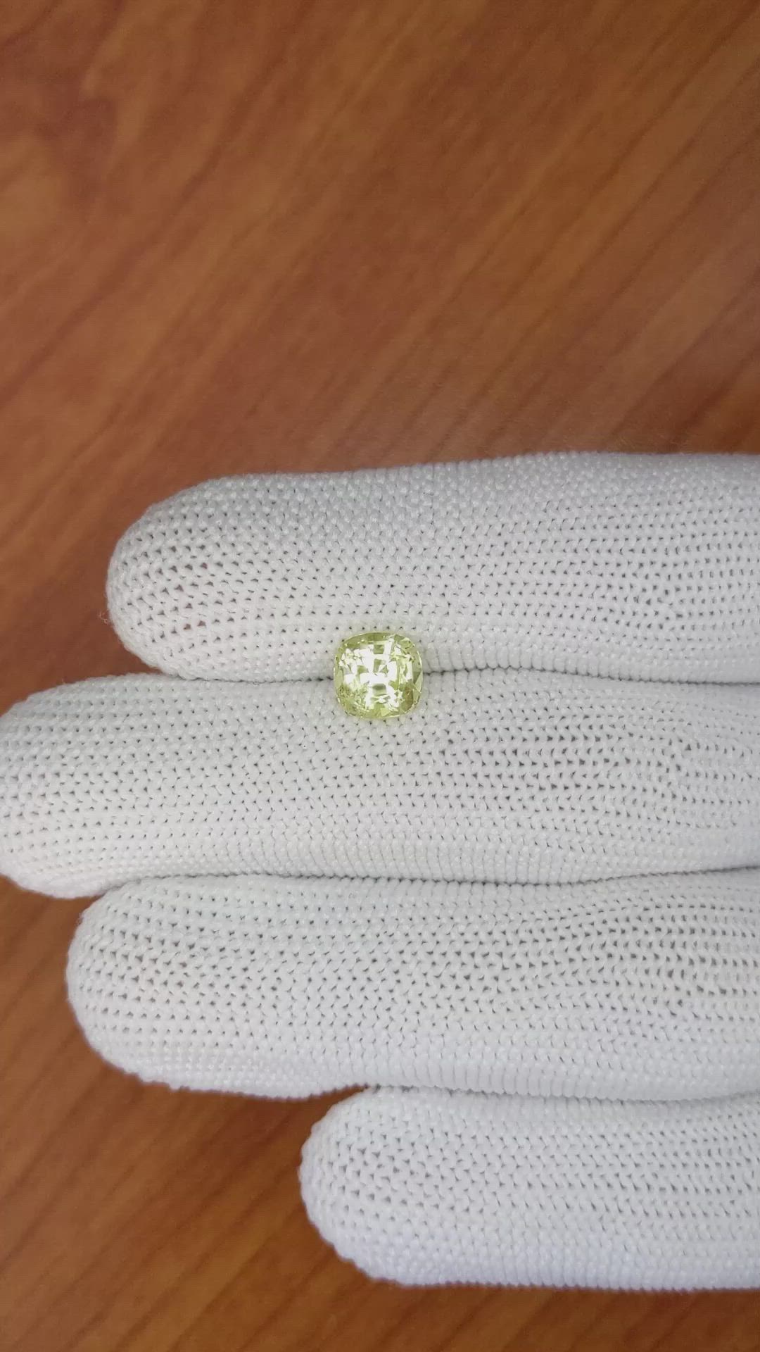 1.96 Ct. Yellow Sapphire from Ceylon (Sri Lanka) Size Video