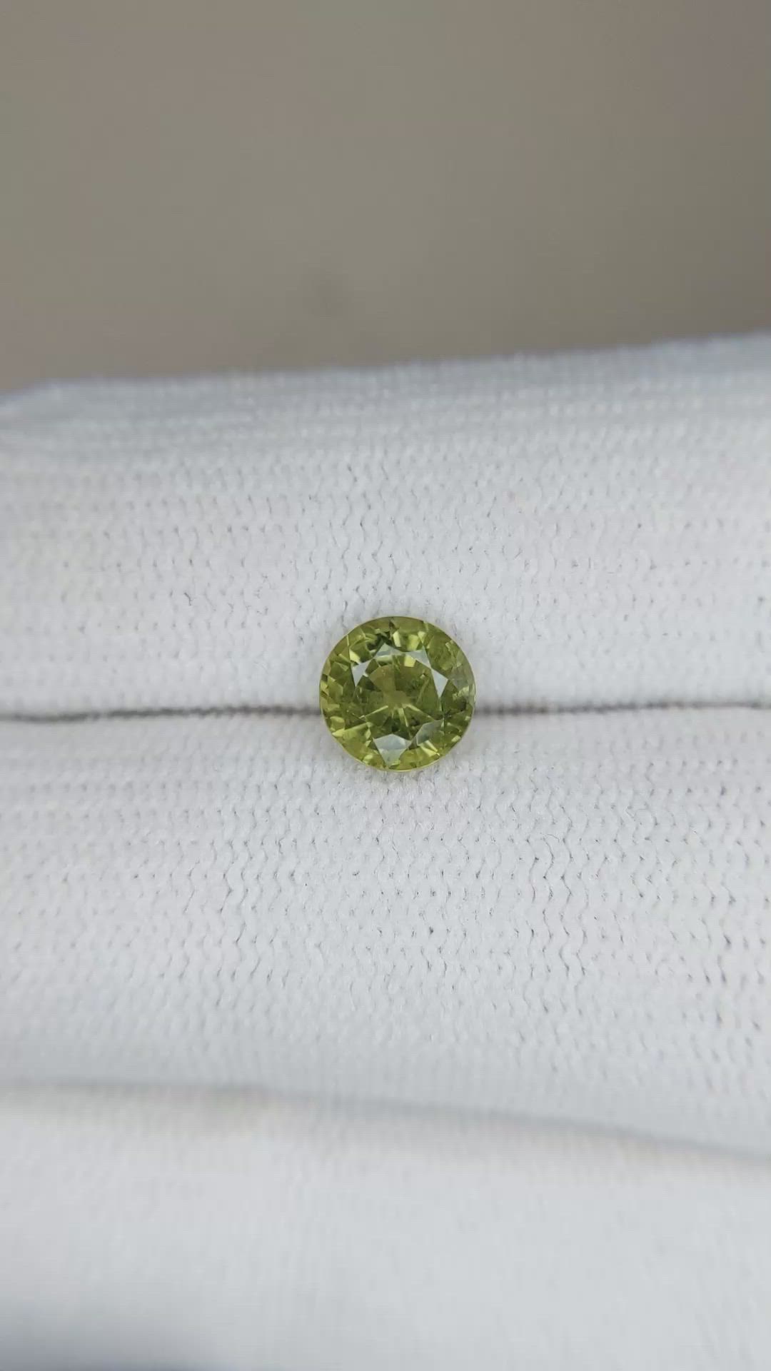 1.20 Ct. Green Sapphire from Madagascar Size Video