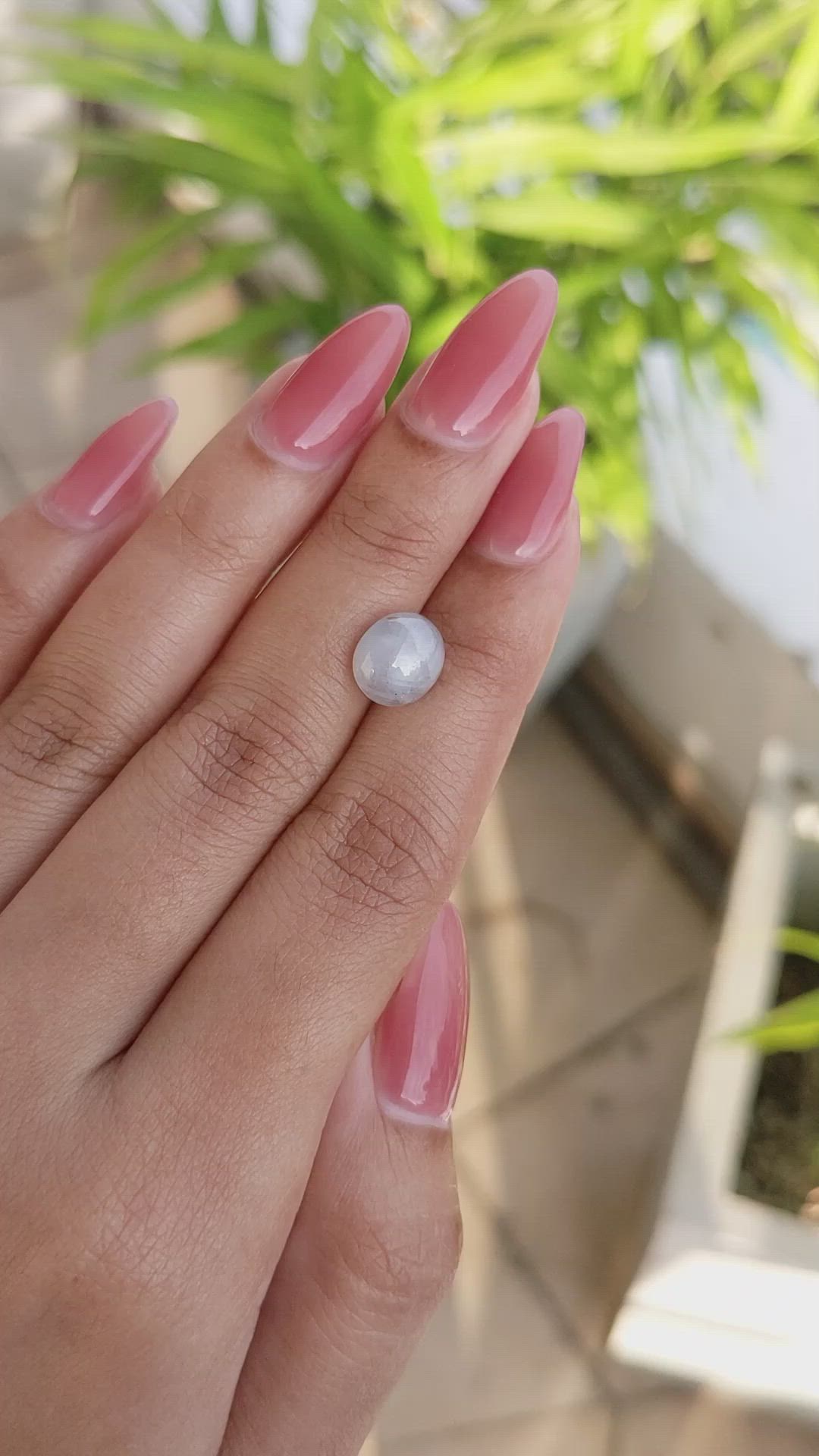 5.09 Ct. Grey Star Sapphire from Ceylon (Sri Lanka) Size Video