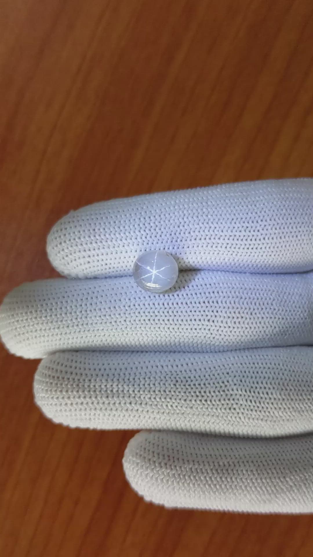 5.09 Ct. Grey Star Sapphire from Ceylon (Sri Lanka) Size Video