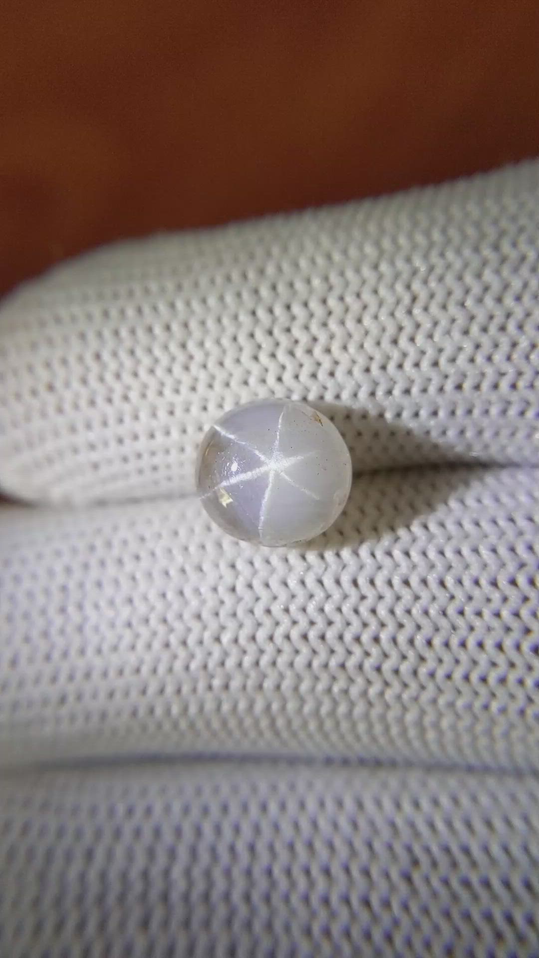 5.09 Ct. Grey Star Sapphire from Ceylon (Sri Lanka) Size Video