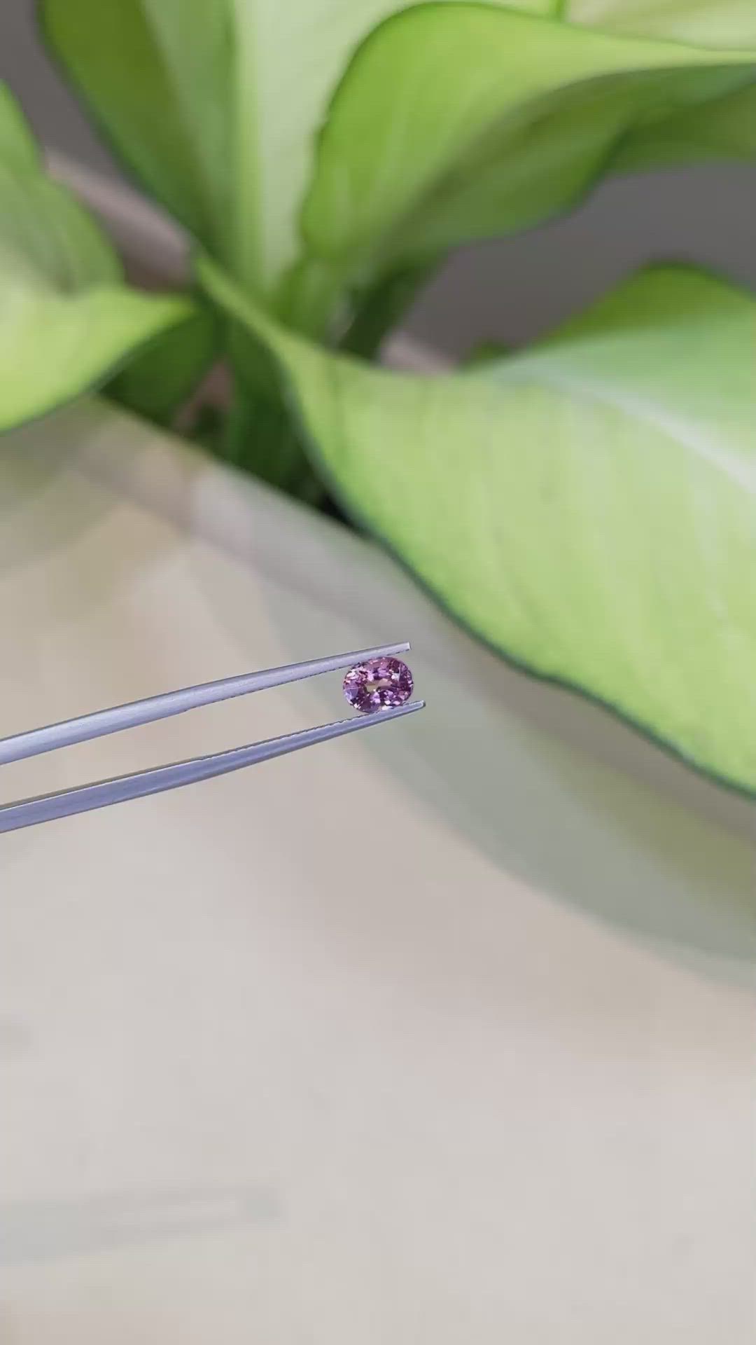 0.85 Ct. Pink Sapphire from Ceylon (Sri Lanka) Size Video
