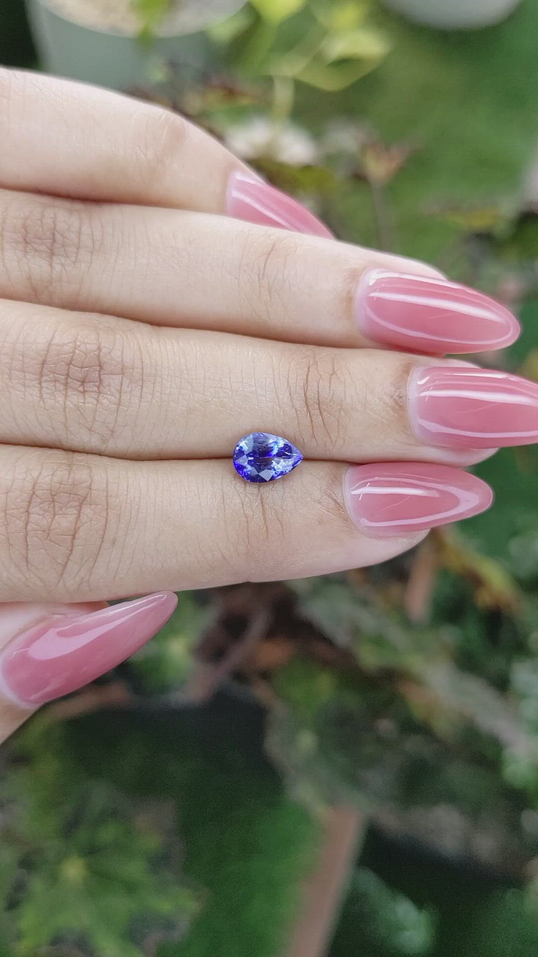 1.31 Ct. Blue Sapphire from Ceylon (Sri Lanka) Size Video