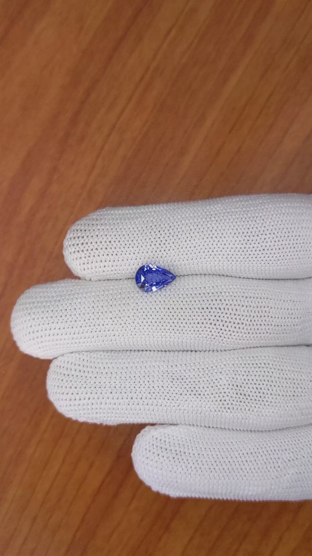 1.75 Ct. Blue Sapphire from Ceylon (Sri Lanka) Size Video
