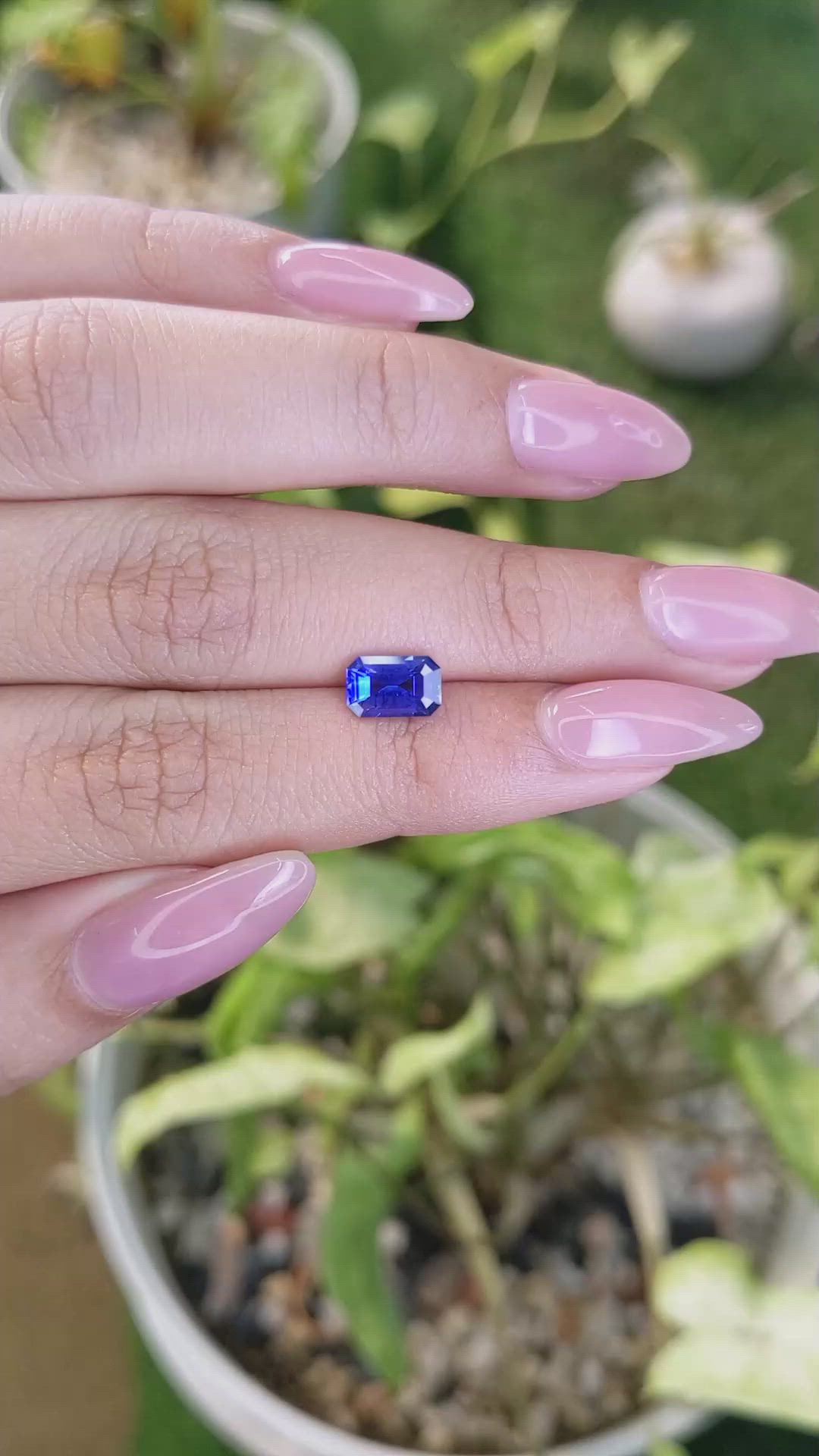 1.51 Ct. Blue Sapphire from Ceylon (Sri Lanka) Size Video