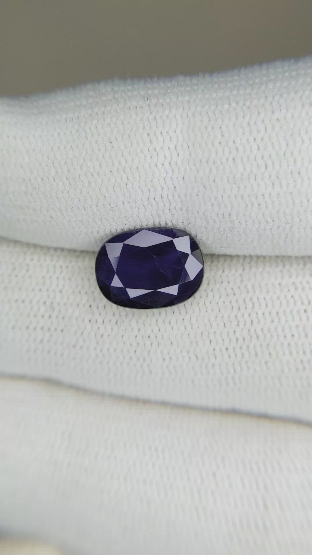 3.08 Ct. Blue Sapphire from Thailand Size Video