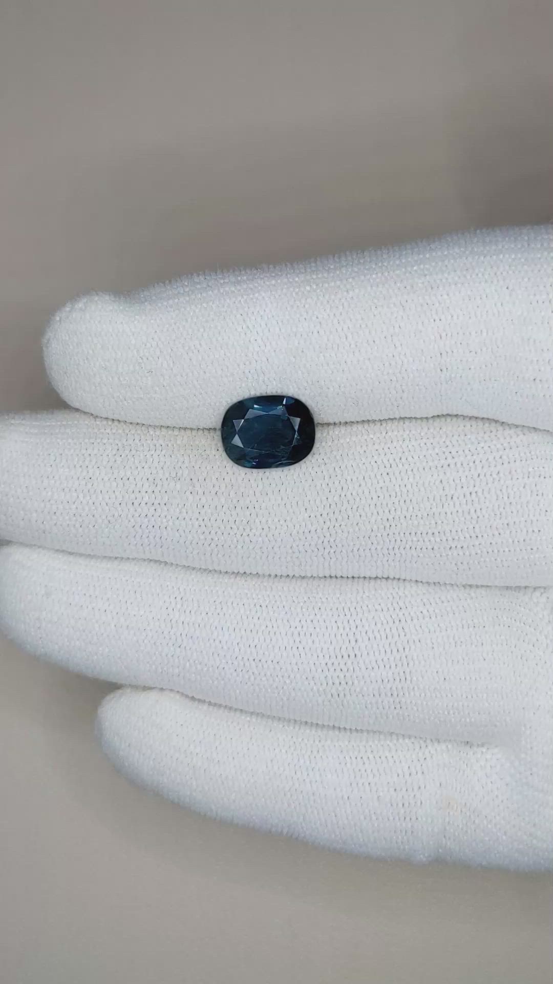 2.76 Ct. Blue Sapphire from Madagascar Size Video