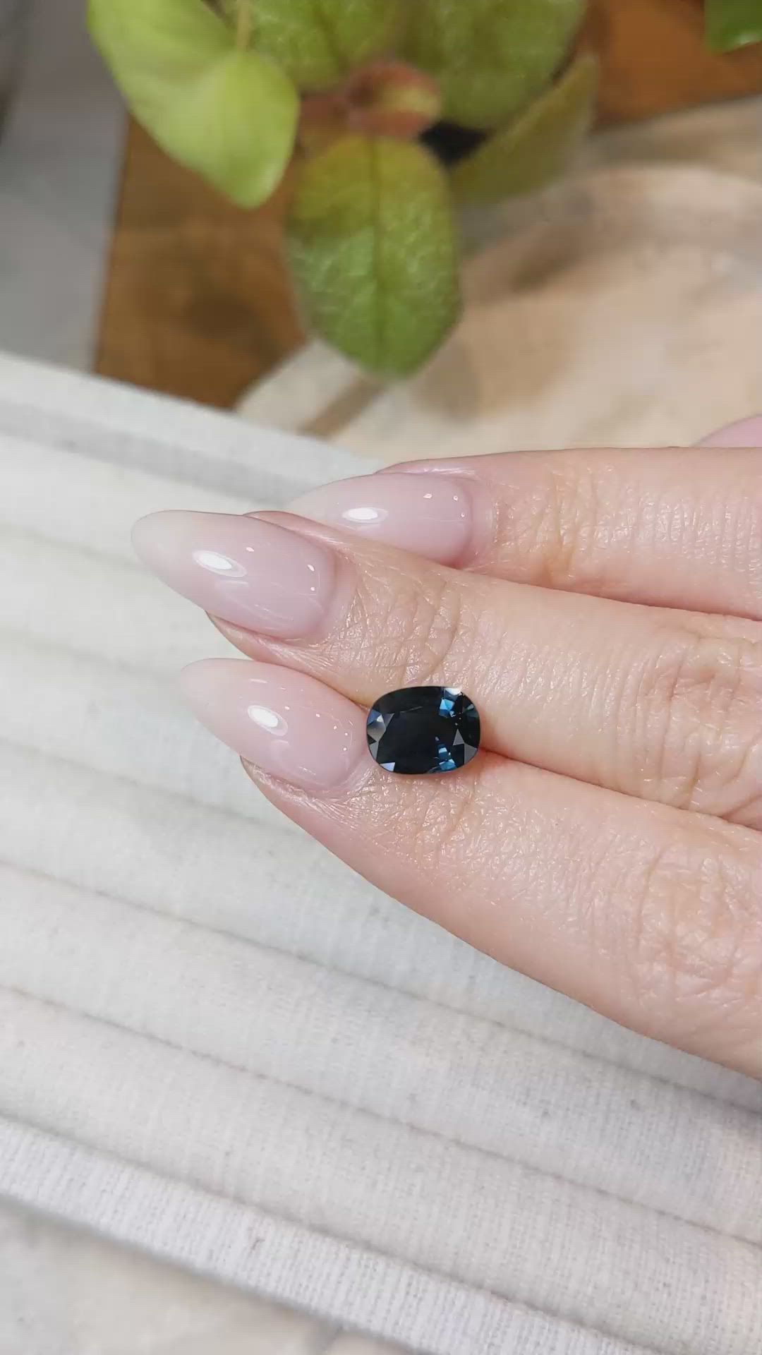 2.76 Ct. Blue Sapphire from Madagascar Size Video