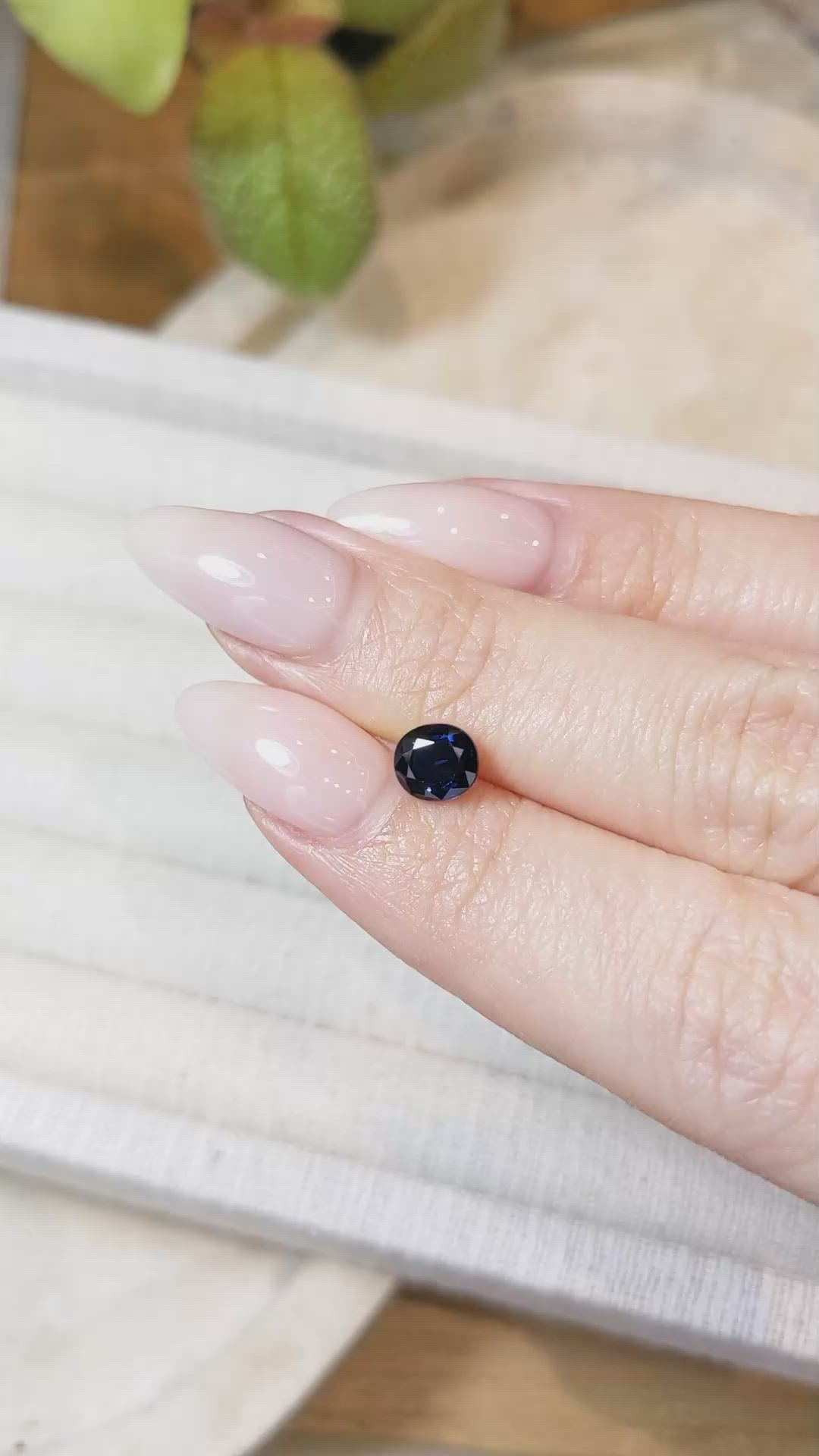 1.18 Ct. Blue Sapphire from Madagascar Size Video