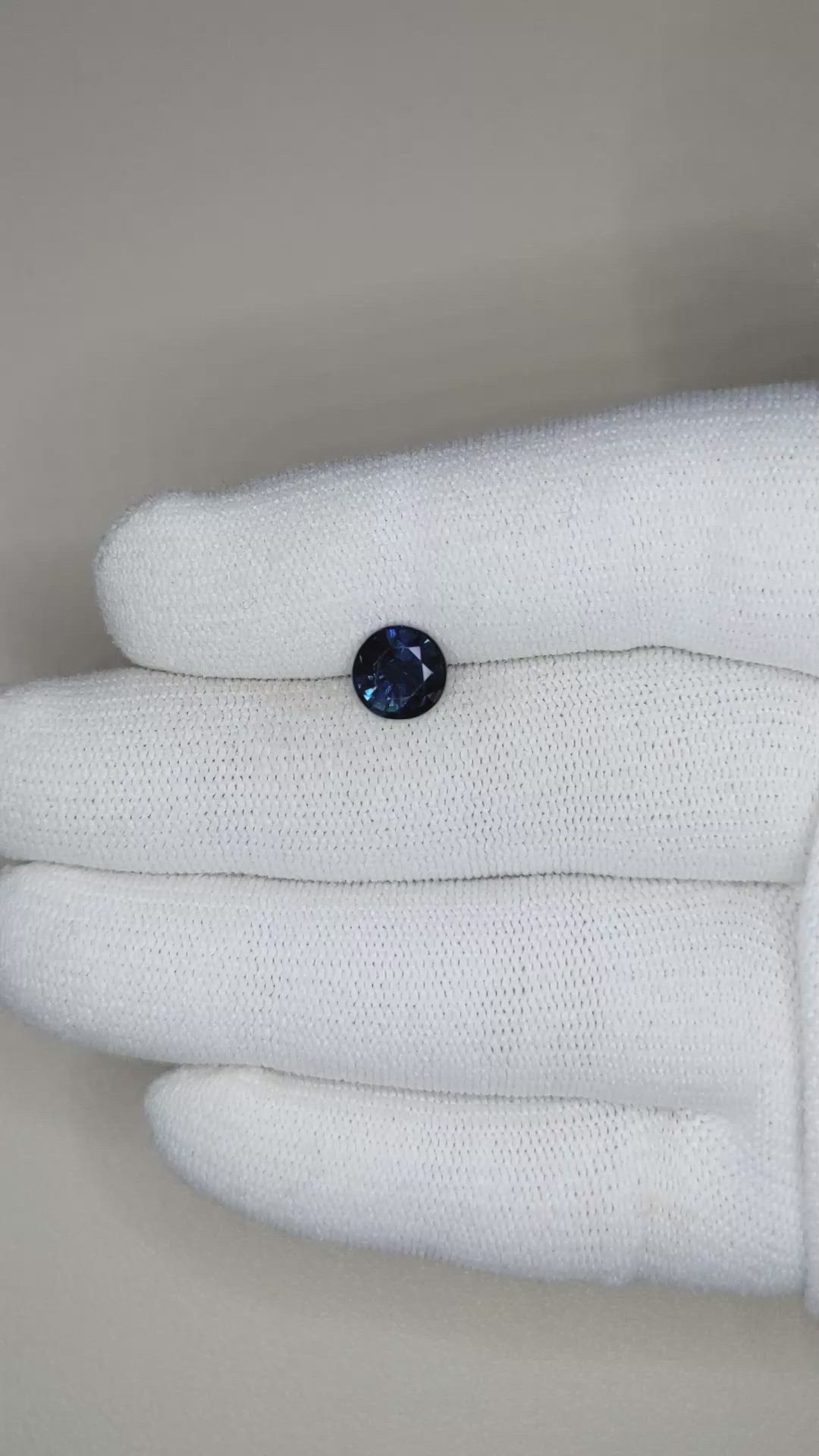 1.77 Ct. Blue Sapphire from Madagascar Size Video