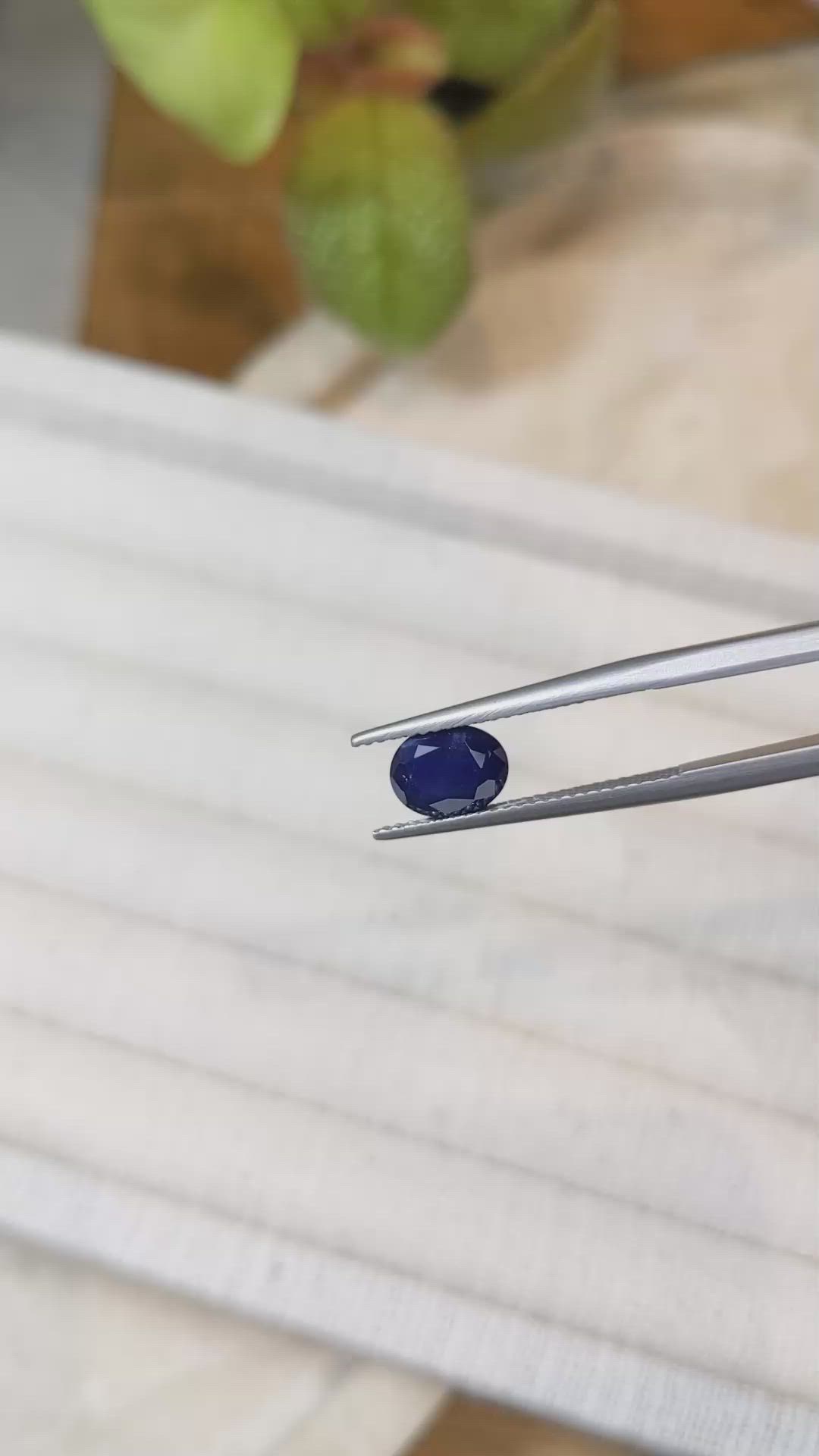 1.87 Ct. Blue Sapphire from Thailand Size Video