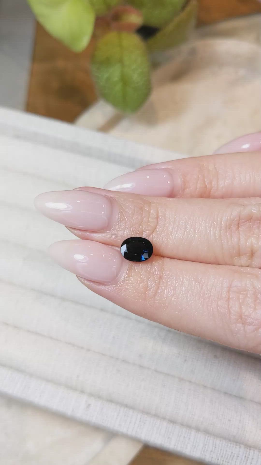 1.46 Ct. Blue Sapphire from Madagascar Size Video