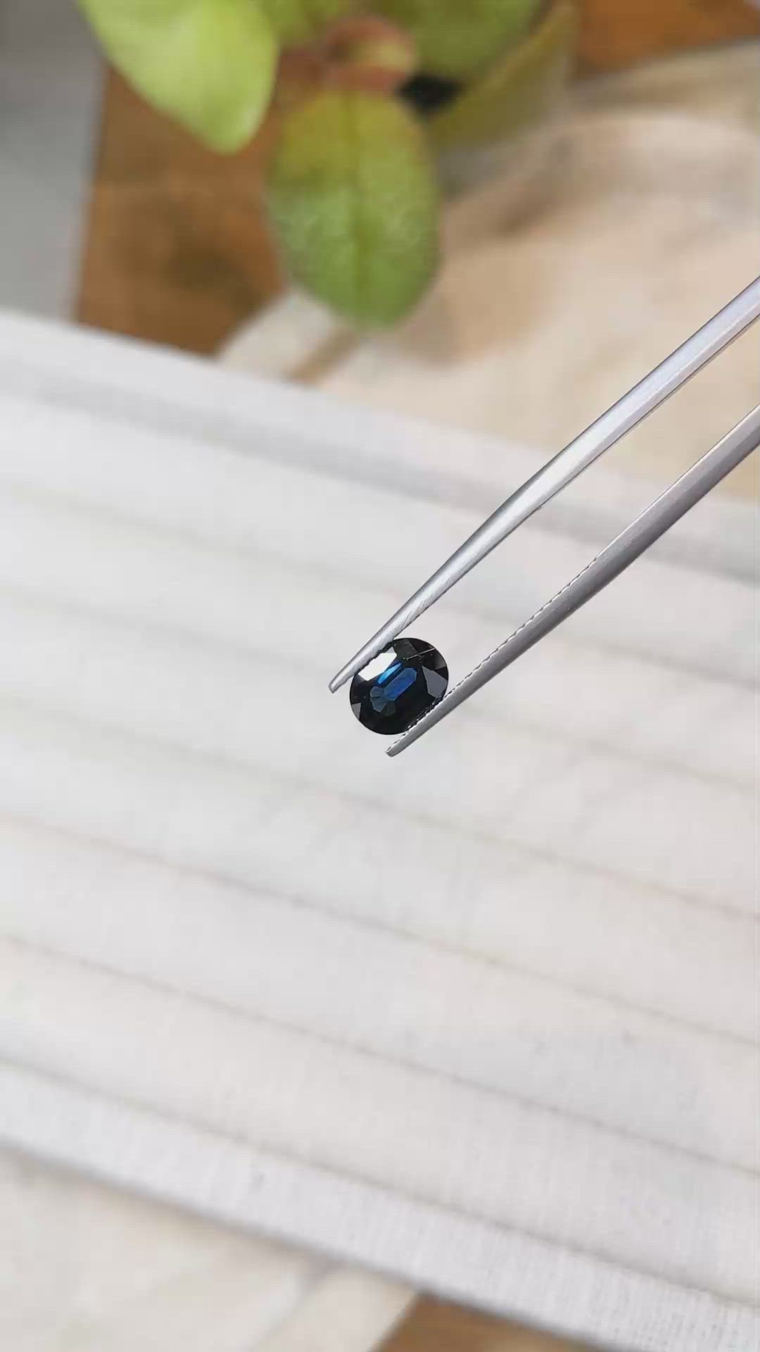 1.46 Ct. Blue Sapphire from Madagascar Size Video