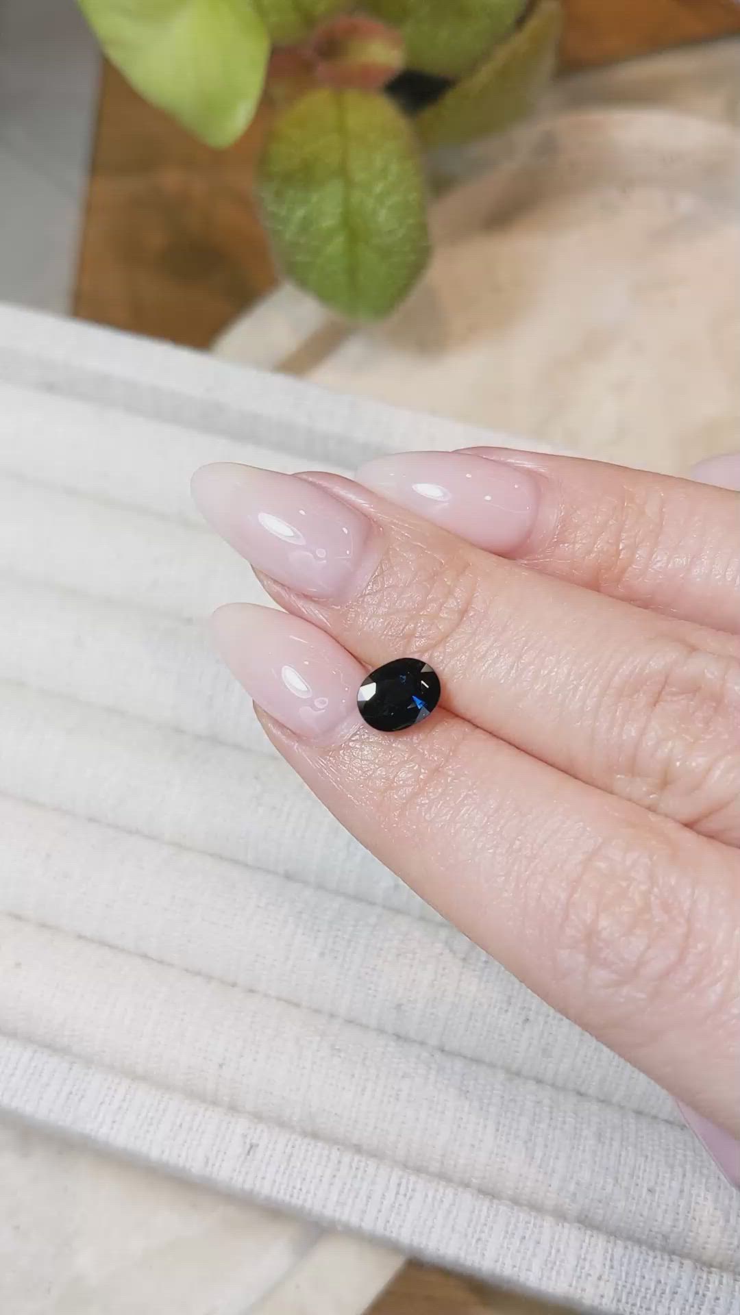 1.46 Ct. Blue Sapphire from Madagascar Size Video