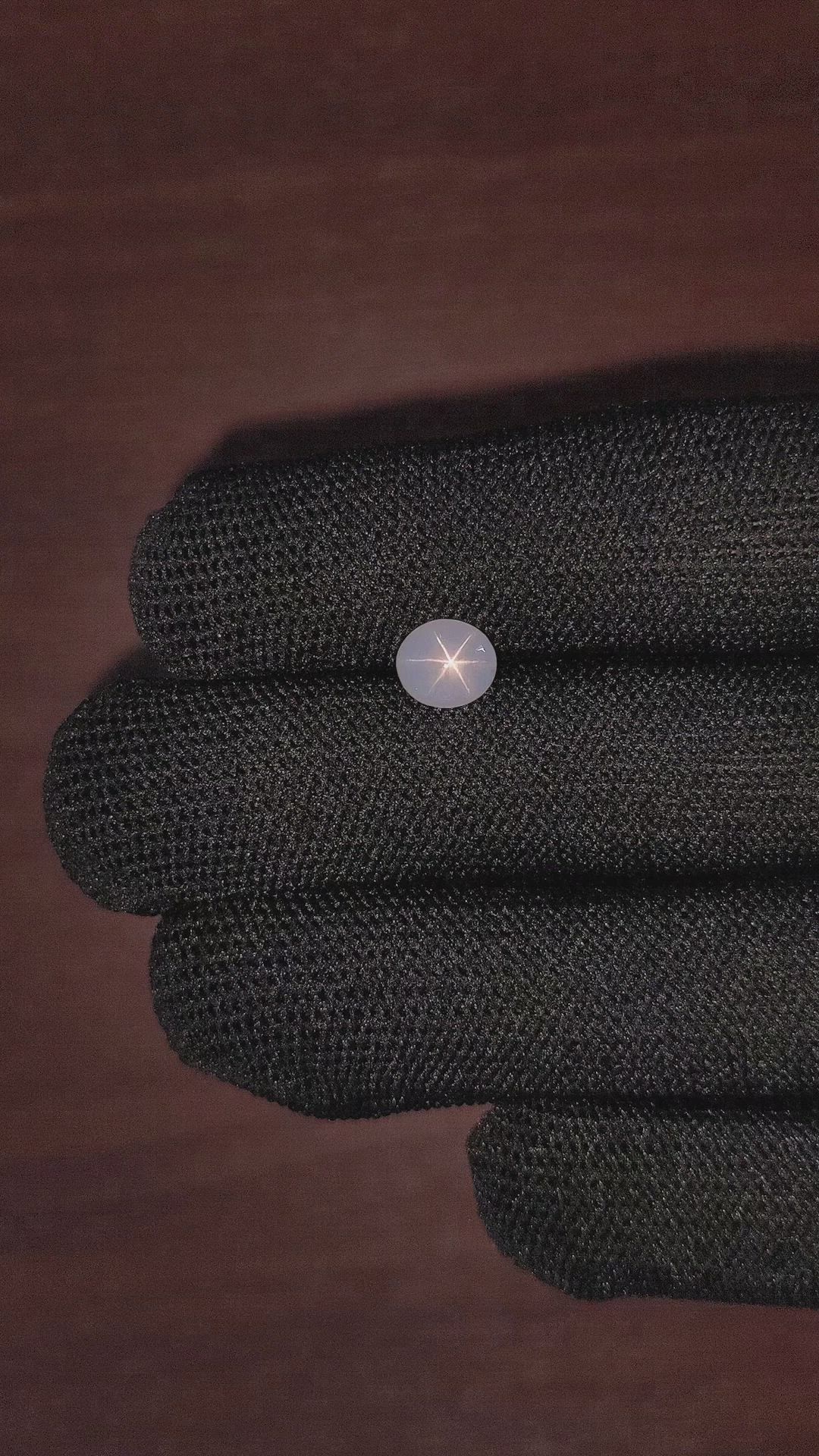 1.86 Ct. White Star Sapphire from Ceylon (Sri Lanka) Size Video