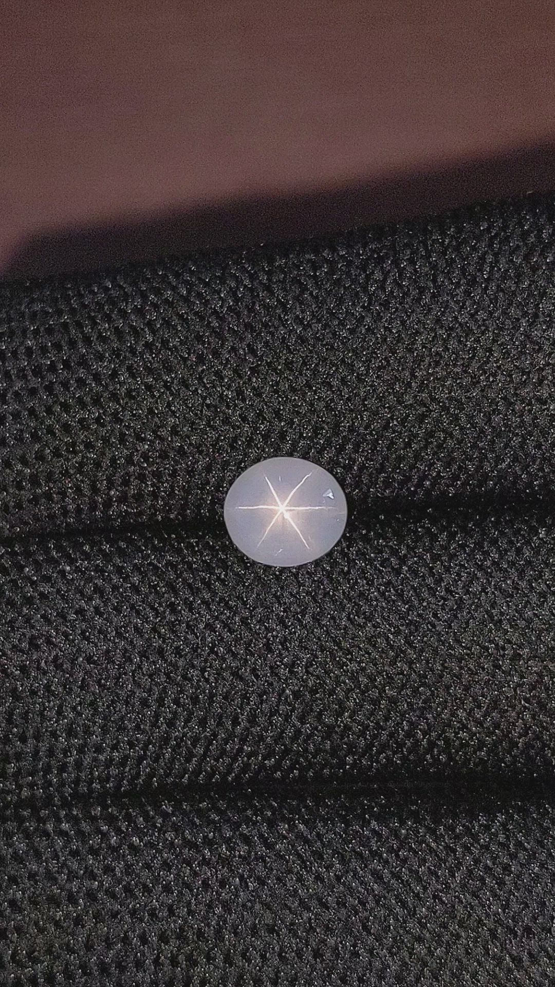 1.86 Ct. White Star Sapphire from Ceylon (Sri Lanka) Size Video