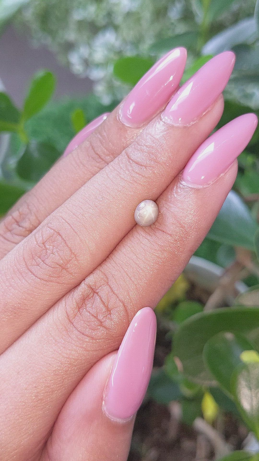 1.10 Ct. Grey Star Sapphire from Ceylon (Sri Lanka) Size Video